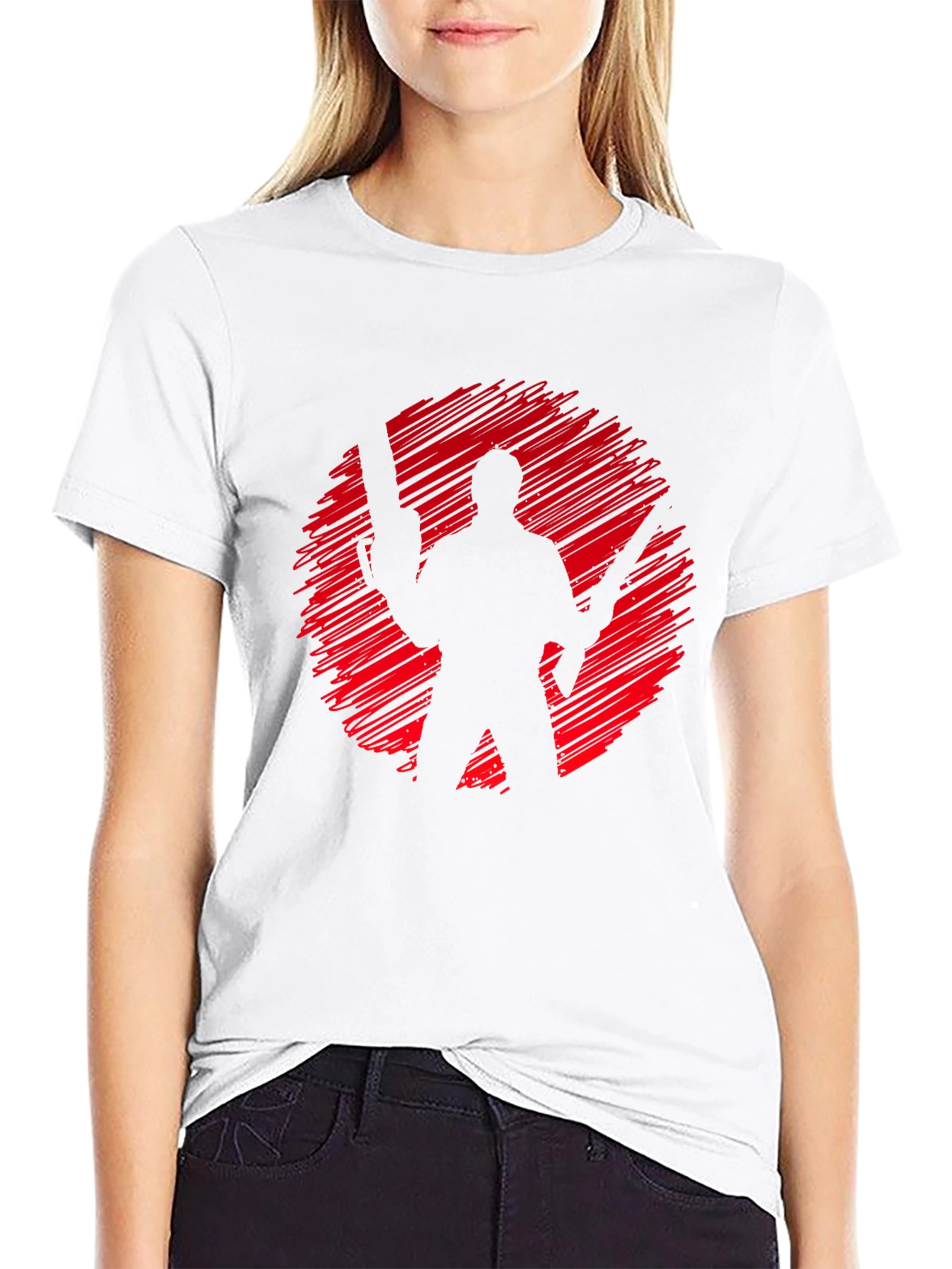 Black Evil Dead Silhouette Graphic Tee - Black view 9