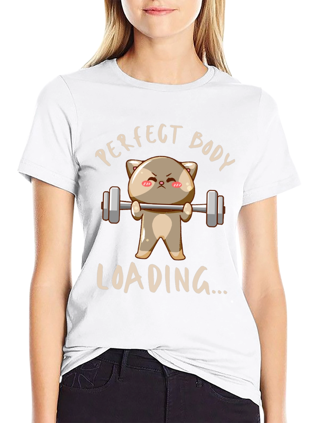 Black Perfect Body Loading T-Shirt view 9