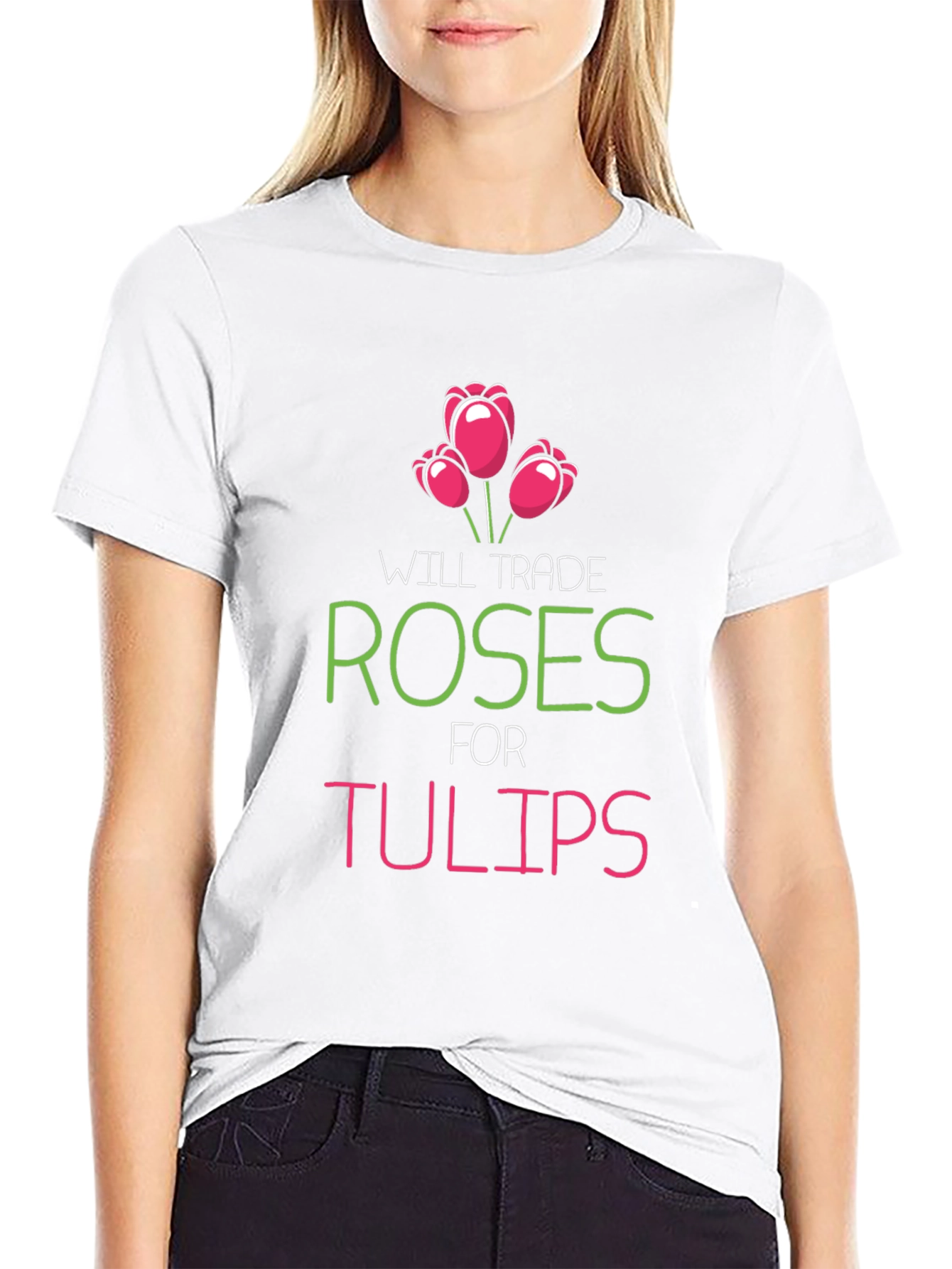 Trade Roses For Tulips Graphic T-Shirt - 9