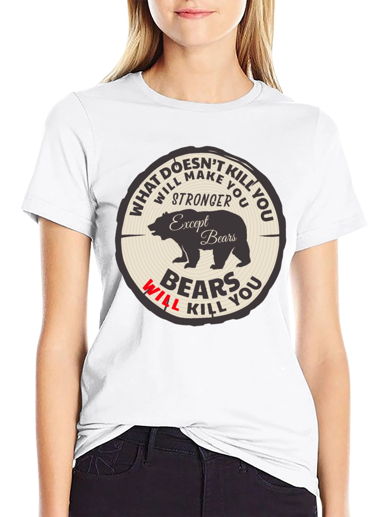 Black Bears Will Kill You Graphic Tee view 9