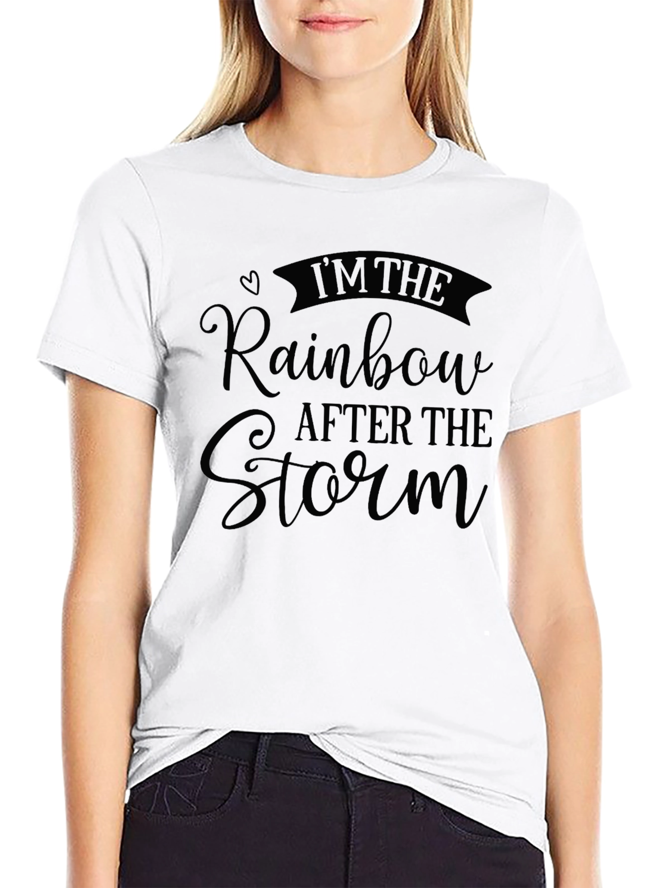 Black Rainbow After The Storm T-Shirt - Stylish Comfort view 9