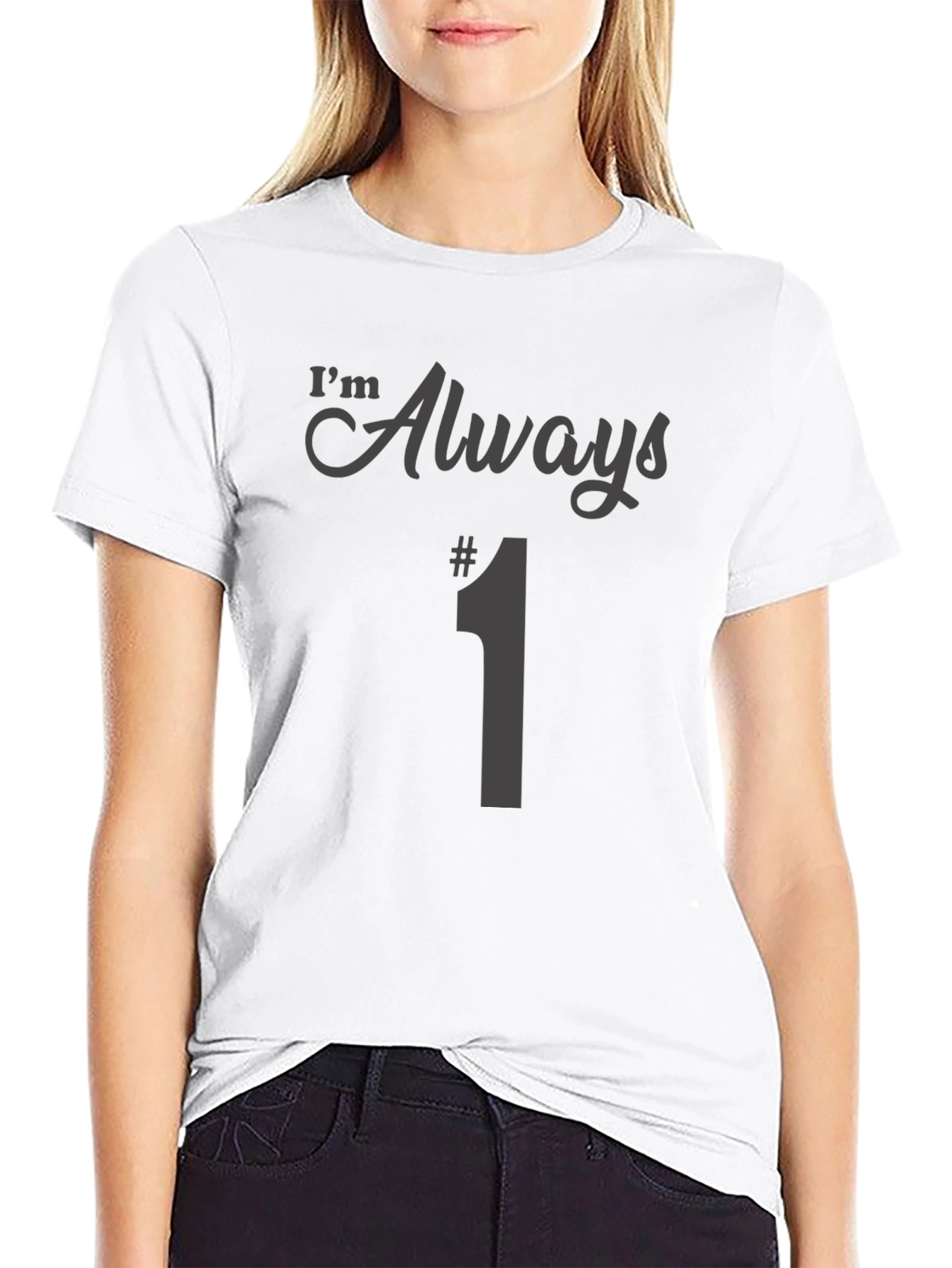 Black Always #1 Men's Graphic T-Shirt view 9
