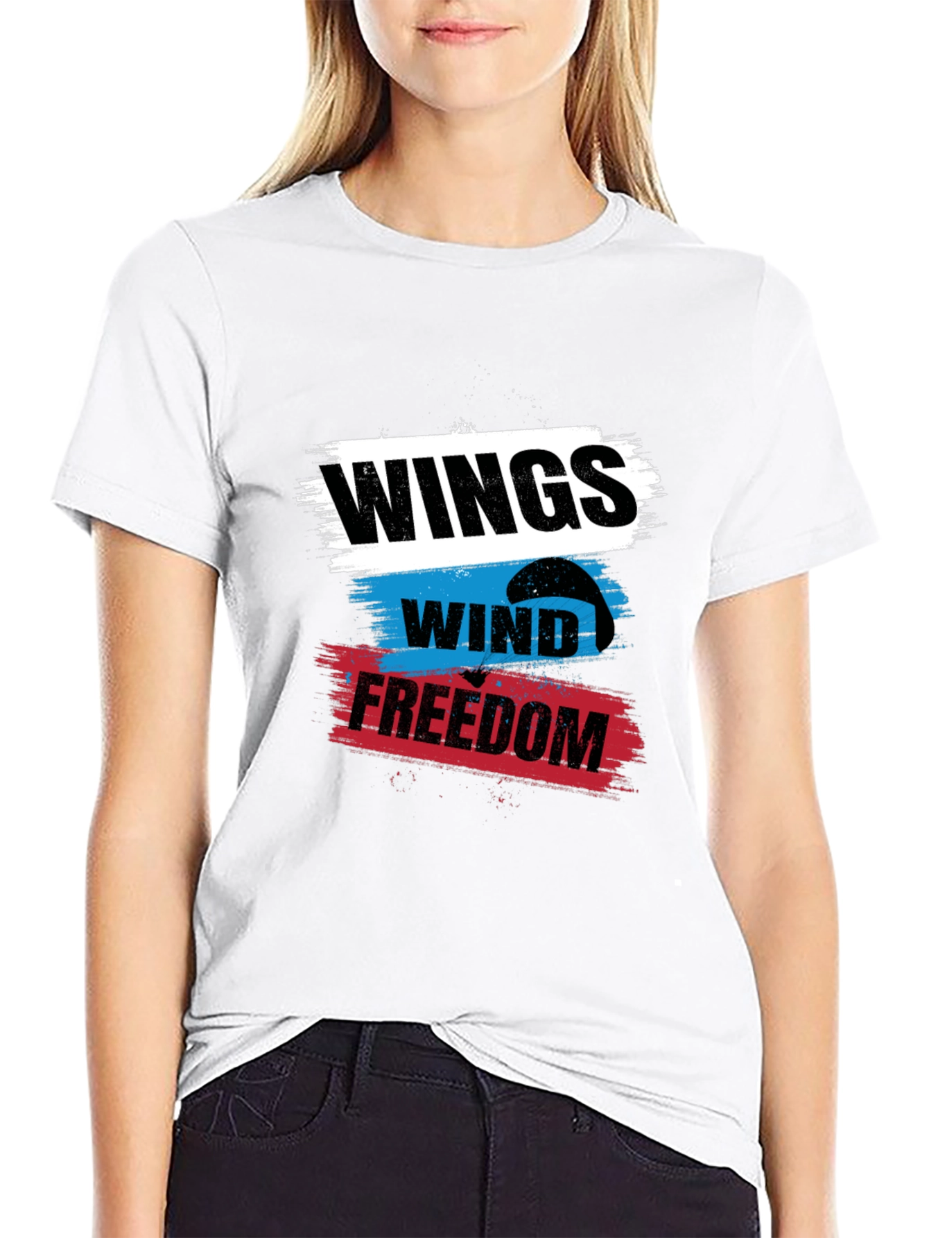 Wings Wind Freedom Tee - Stylish Graphic T-Shirt - 9