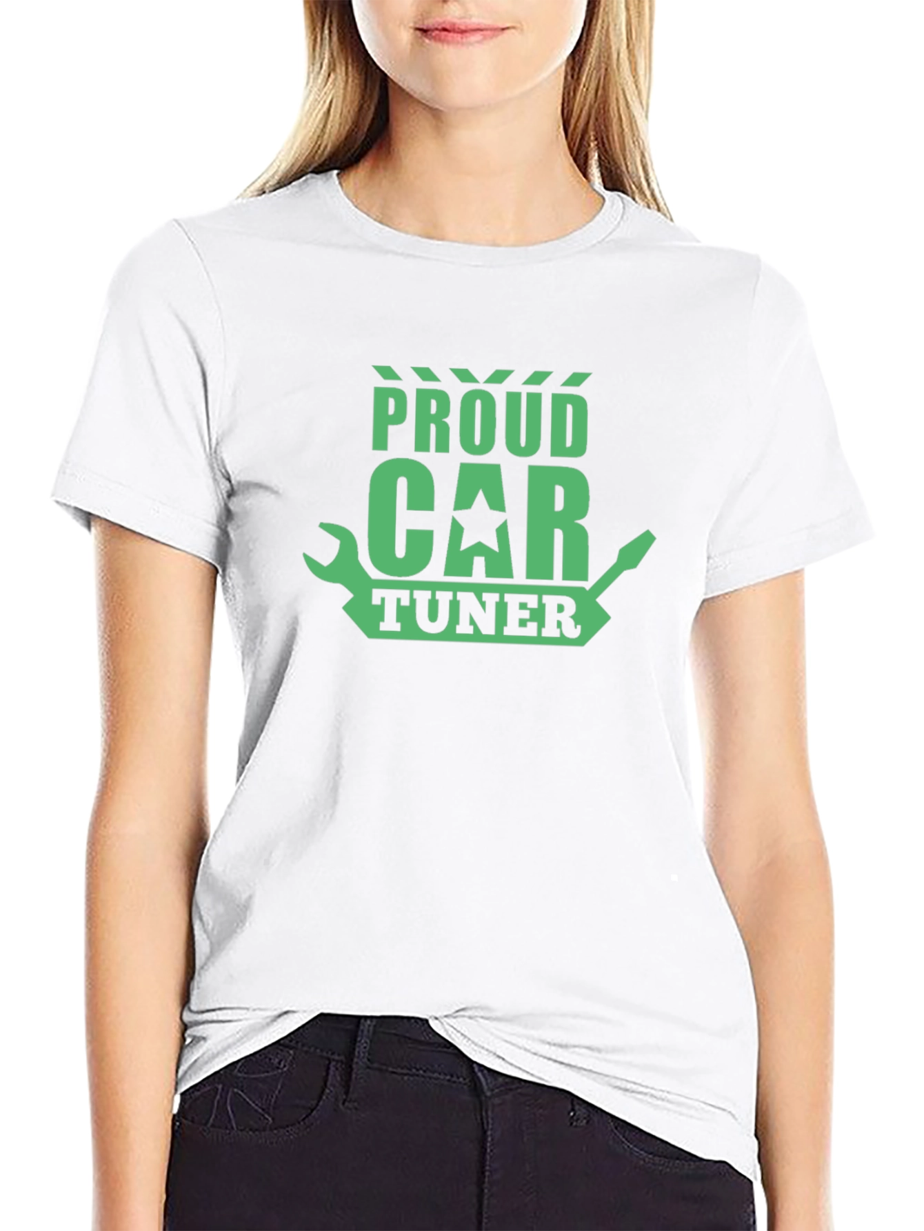 Black Proud Car Tuner Black T-Shirt view 9