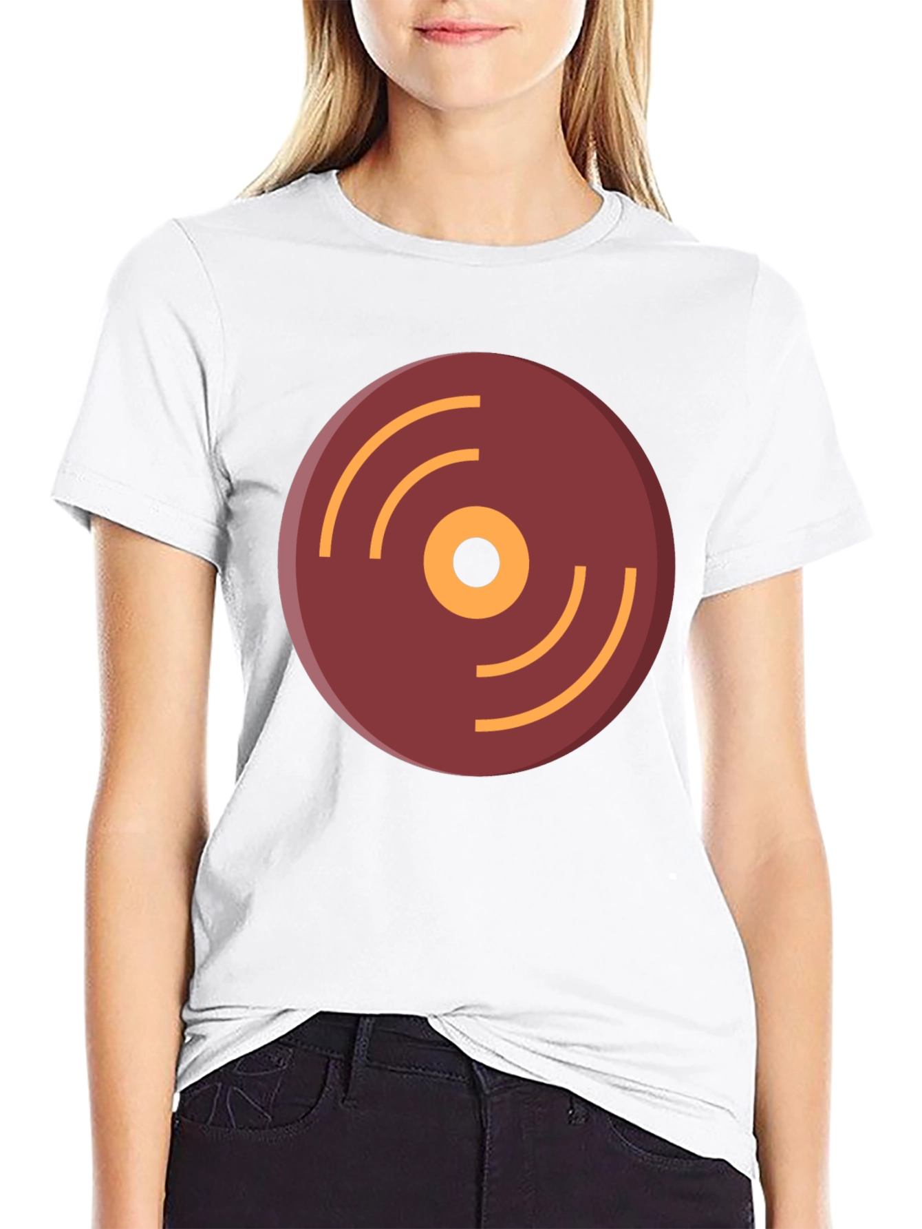 Black Retro Record Graphic T-Shirt - Stylish Music Lover Tee view 9
