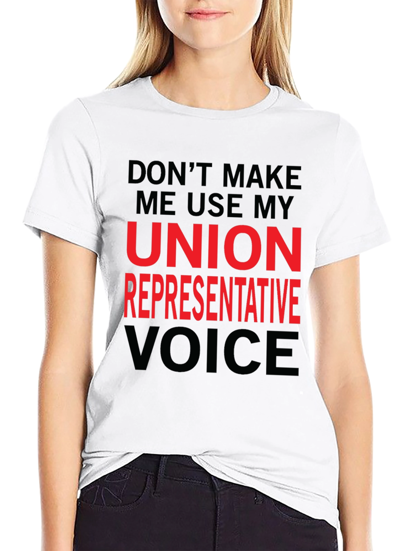 Black Union Representative T-Shirt - Funny Novelty Tee view 9