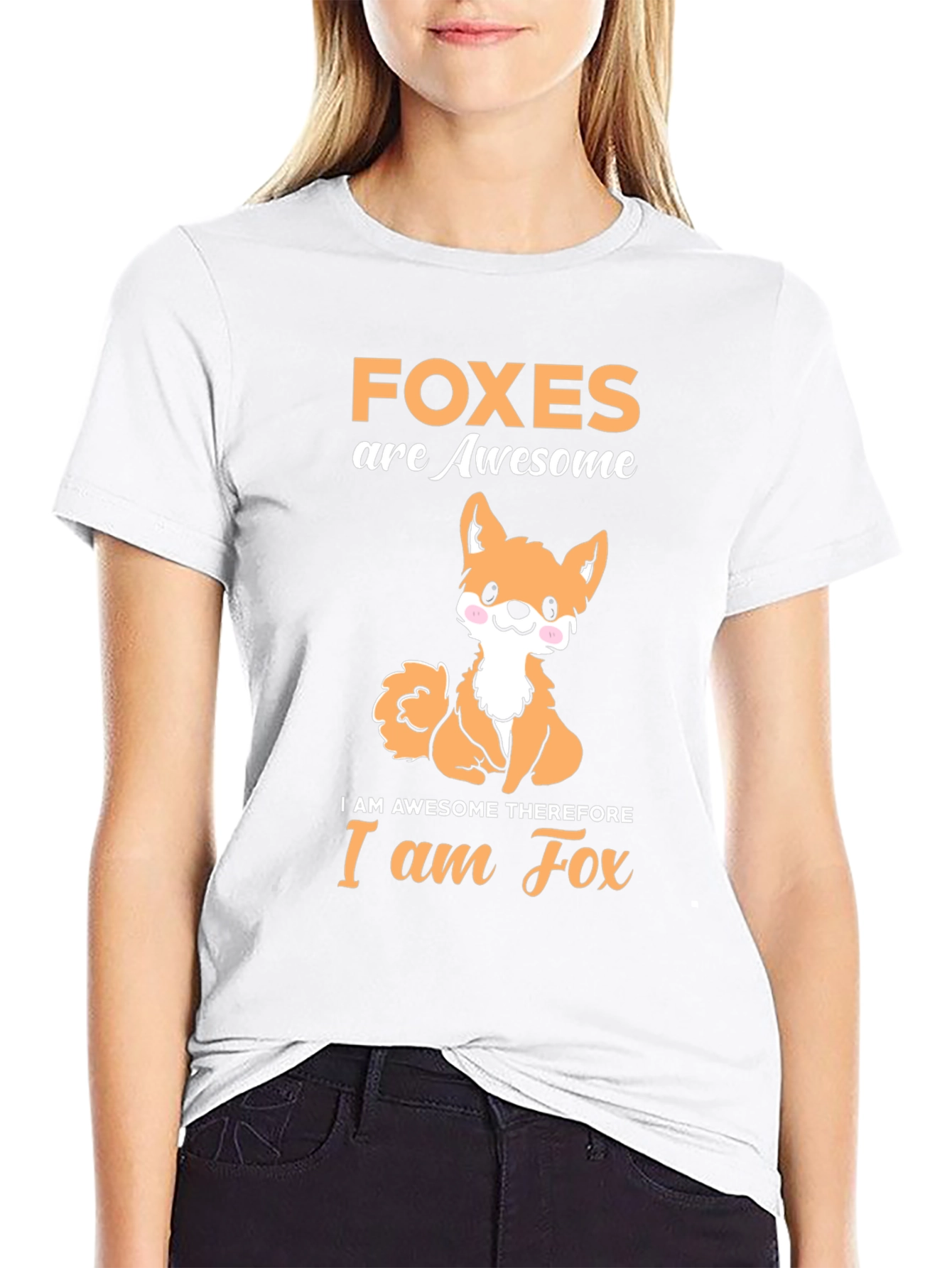 Black Foxes are Awesome Graphic T-Shirt view 9