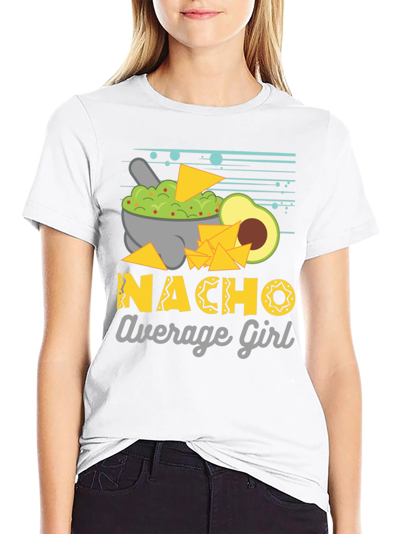 Nacho Average Girl Graphic T-Shirt - 9