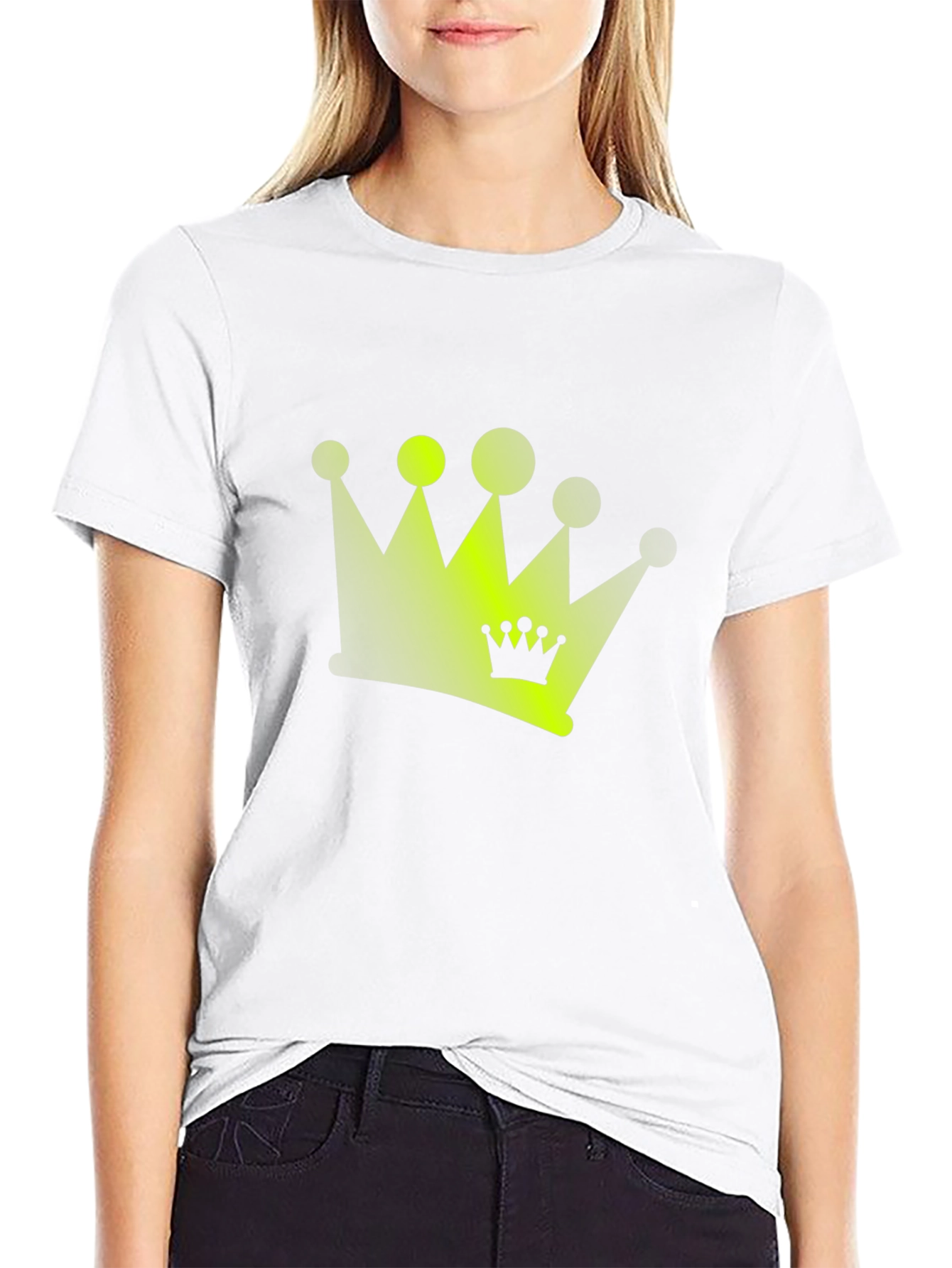 Black Crown Graphic Tee - Trendy Streetwear view 9