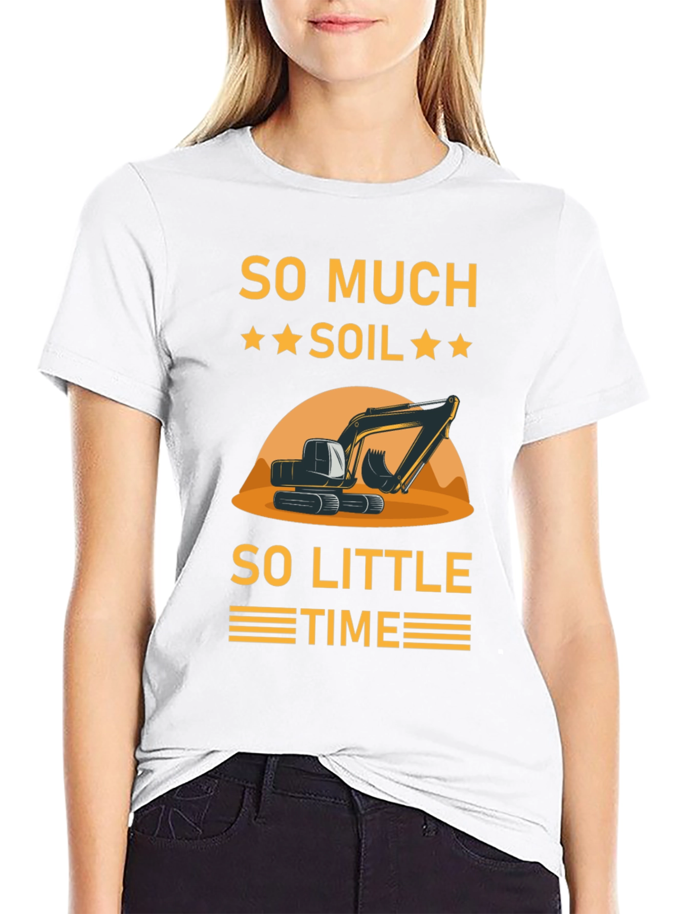 Black So Much Soil So Little Time T-Shirt view 9