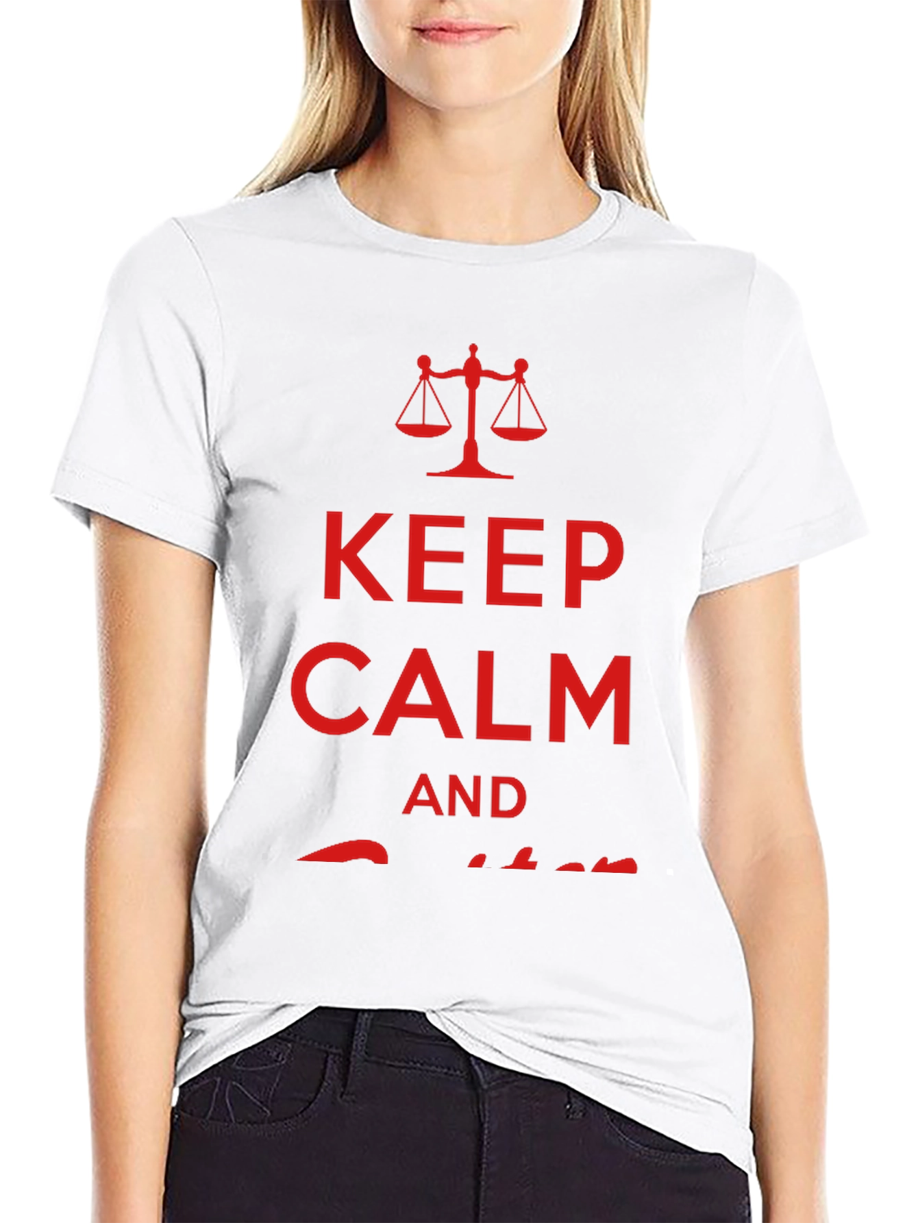Keep Calm and Lawyer Up Black T-Shirt - 9