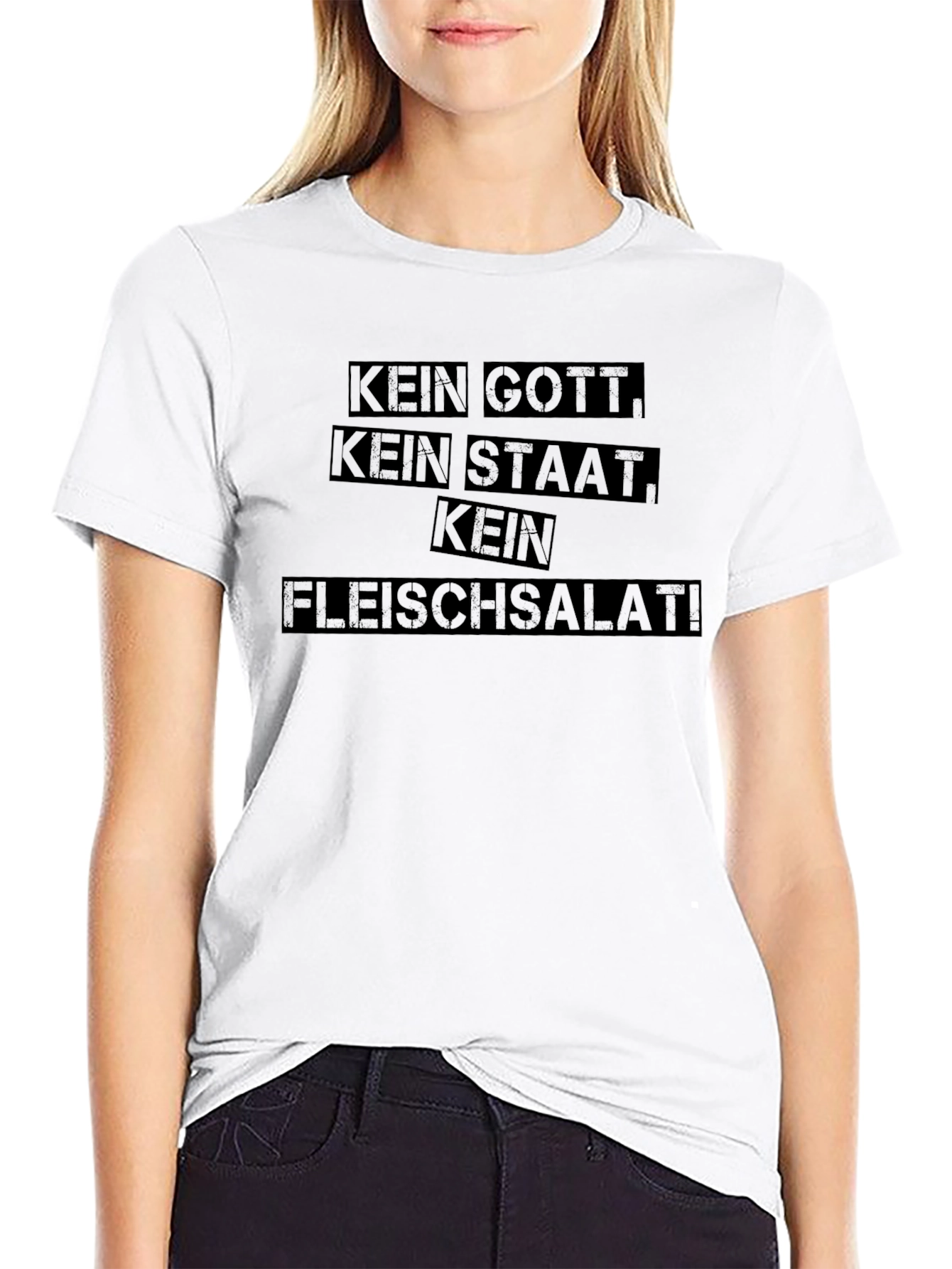 Black Kein Gott Kein Staat T-Shirt view 9