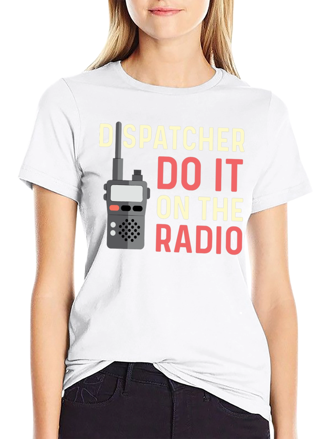 Black Dispatcher Do It On The Radio T-Shirt view 9