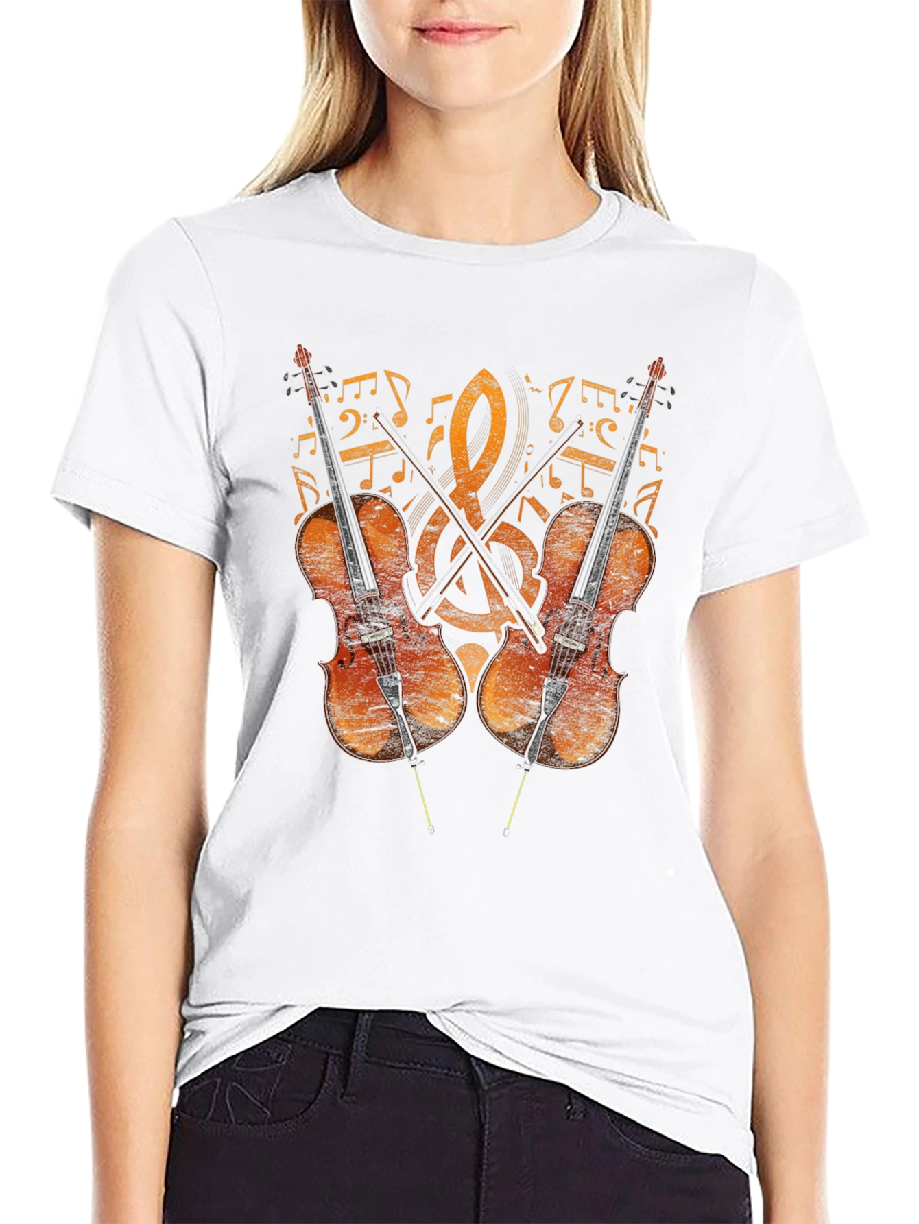 Black Violin Graphic Tee view 9