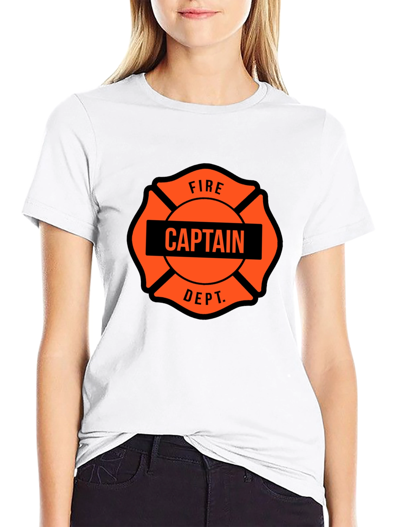 Black Fire Captain Dept. T-Shirt view 9