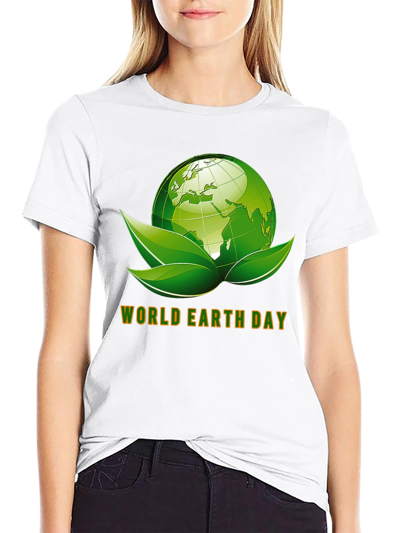 Black World Earth Day Graphic T-Shirt view 9