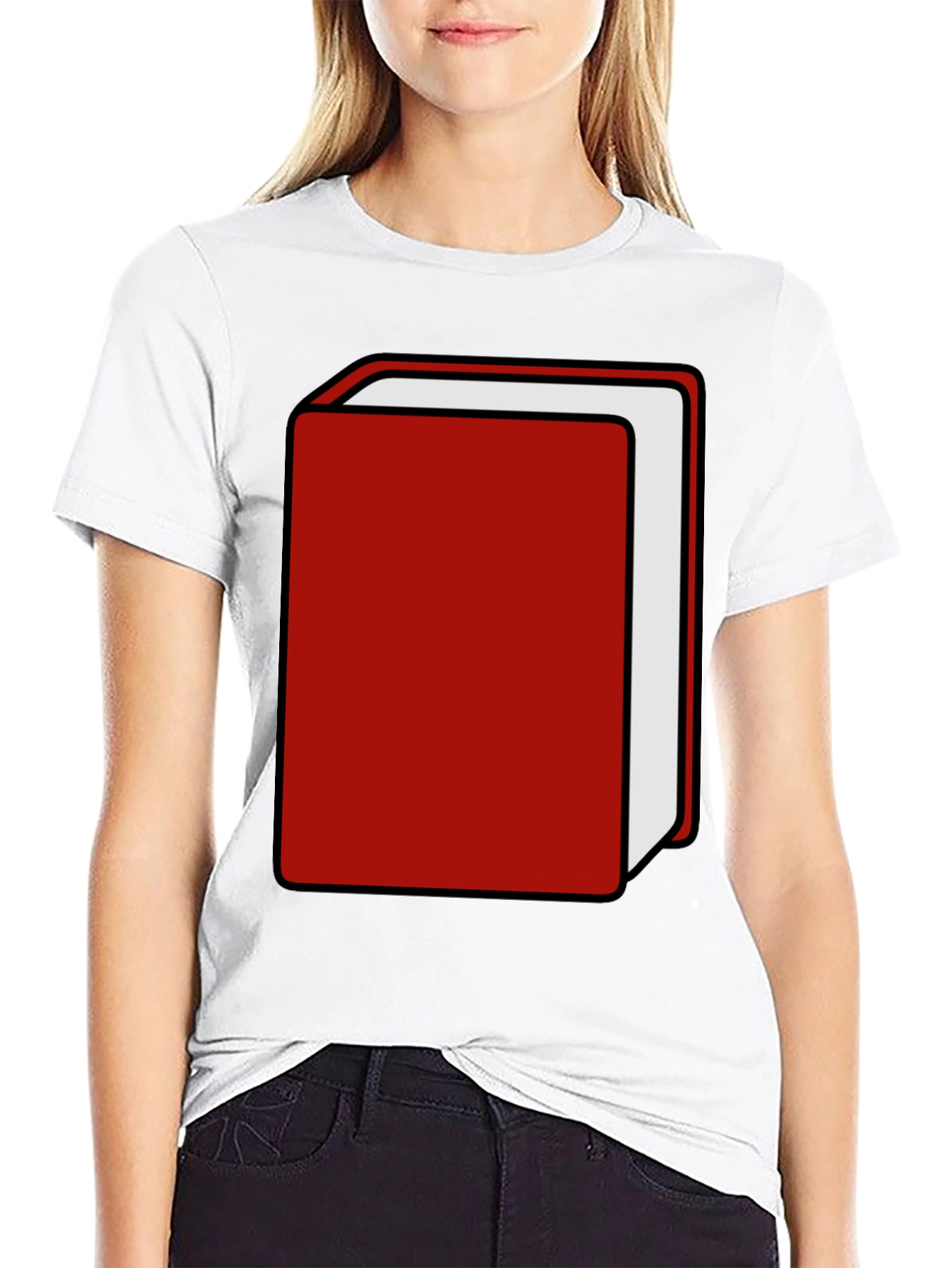 Black Red Book Graphic Tee - Stylish & Unique Design view 9
