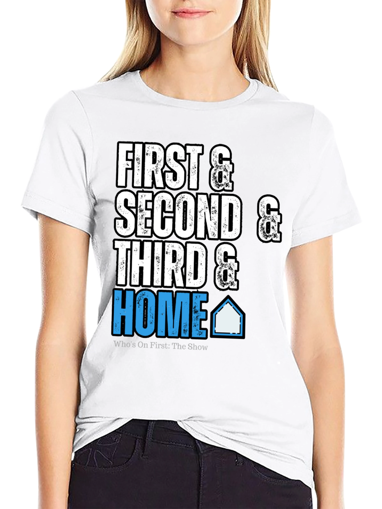 Black First, Second, Third & Home Black T-Shirt view 9