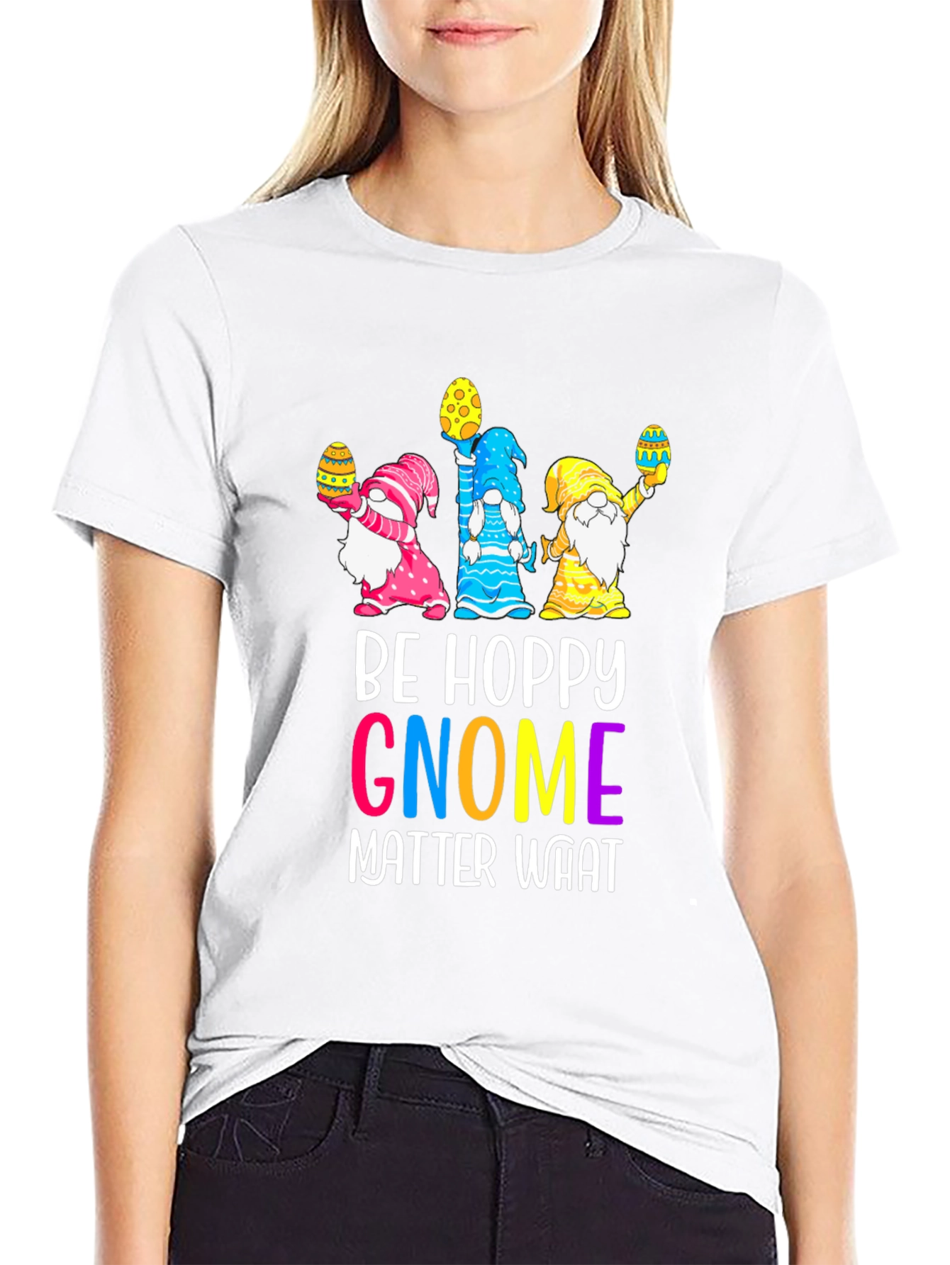 Black Be Hoppy Gnome T-Shirt view 9