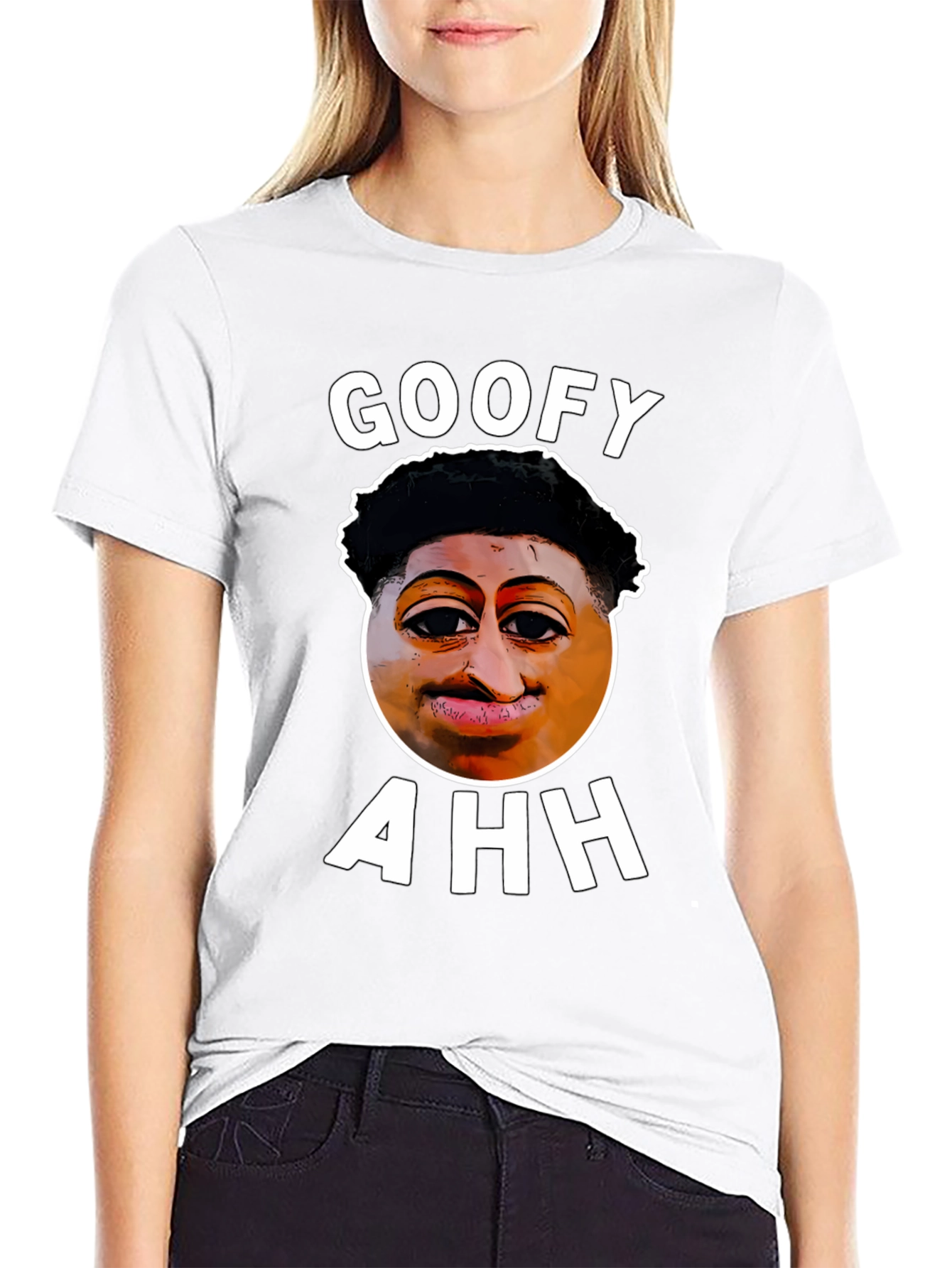 Black Goofy Ahh Graphic T-Shirt view 9