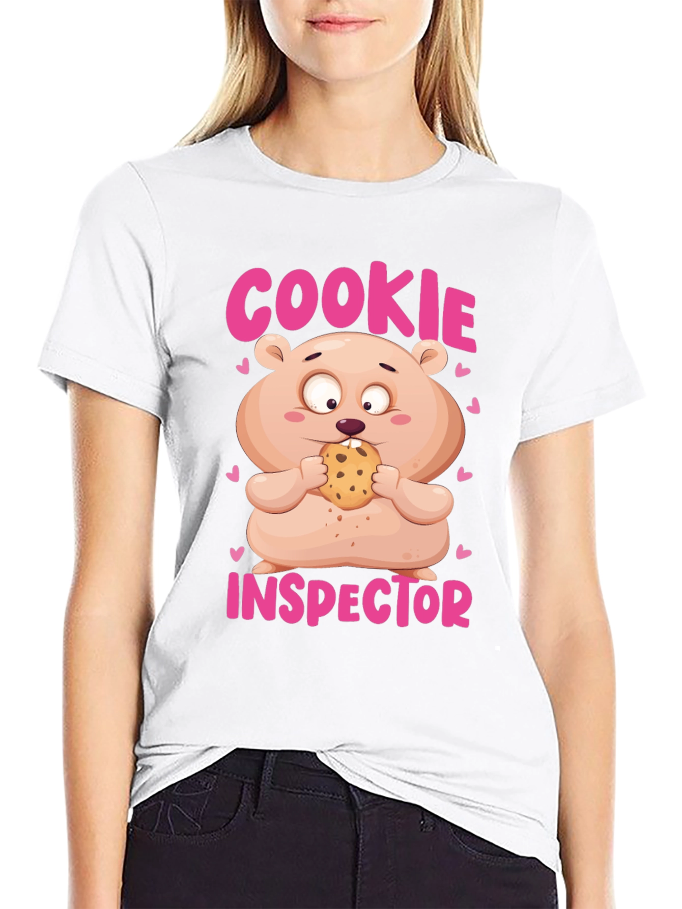 Black Cookie Inspector T-Shirt view 9