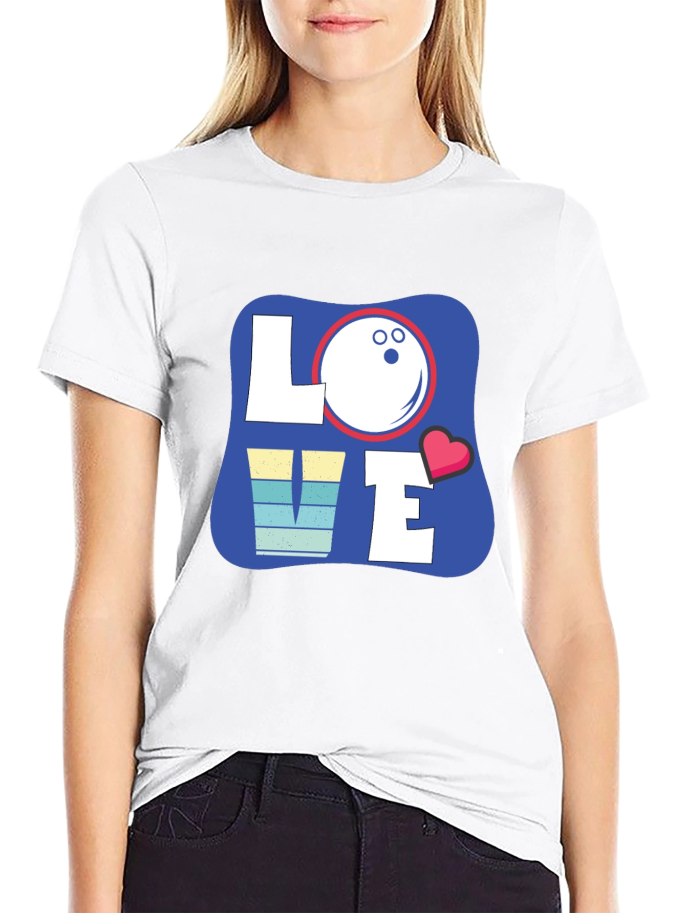 Love Bowling T-Shirt - Graphic Tee - 9