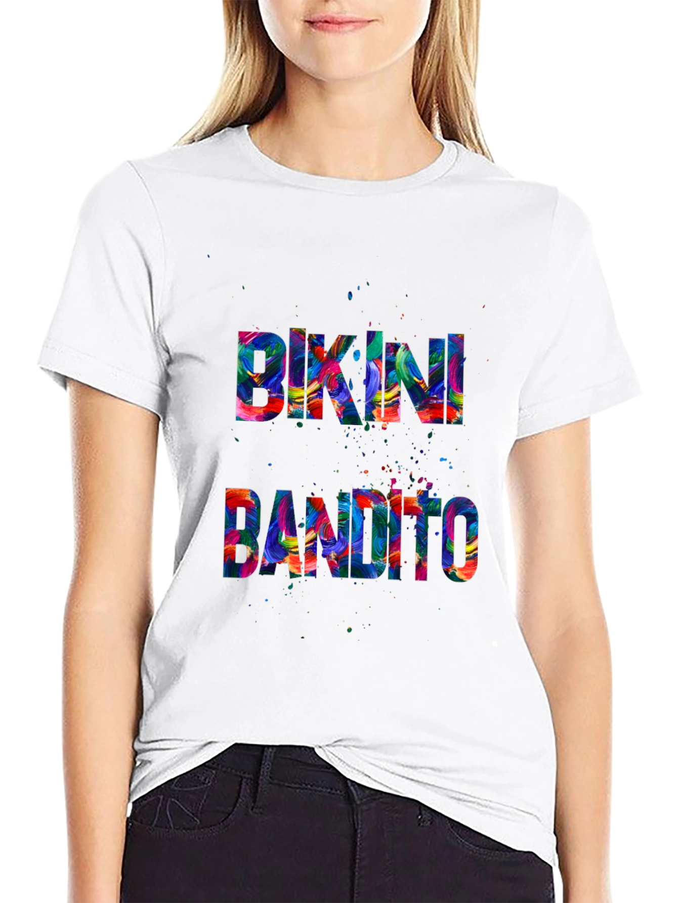 Black Bikini Bandito Graphic Tee view 9