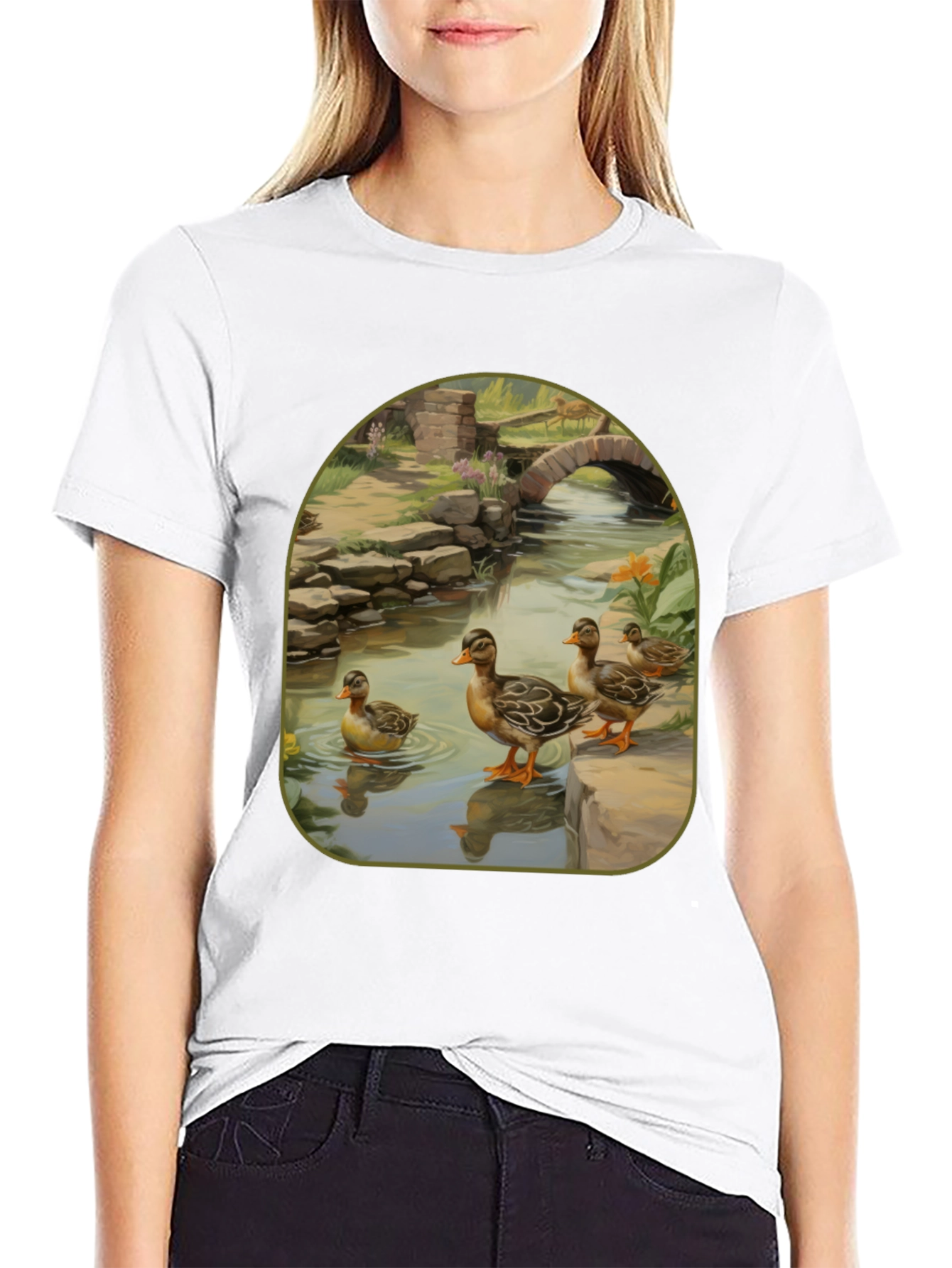 Black Duck Pond Graphic Tee view 9
