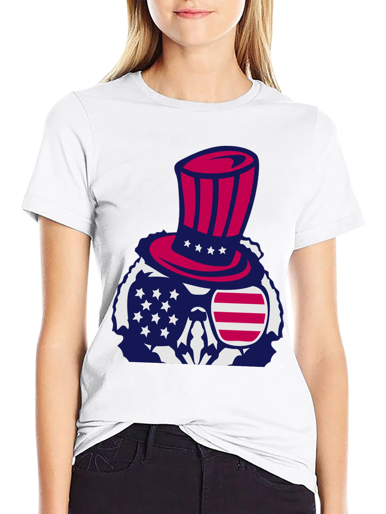 Patriotic Skull T-Shirt - American Pride - 9