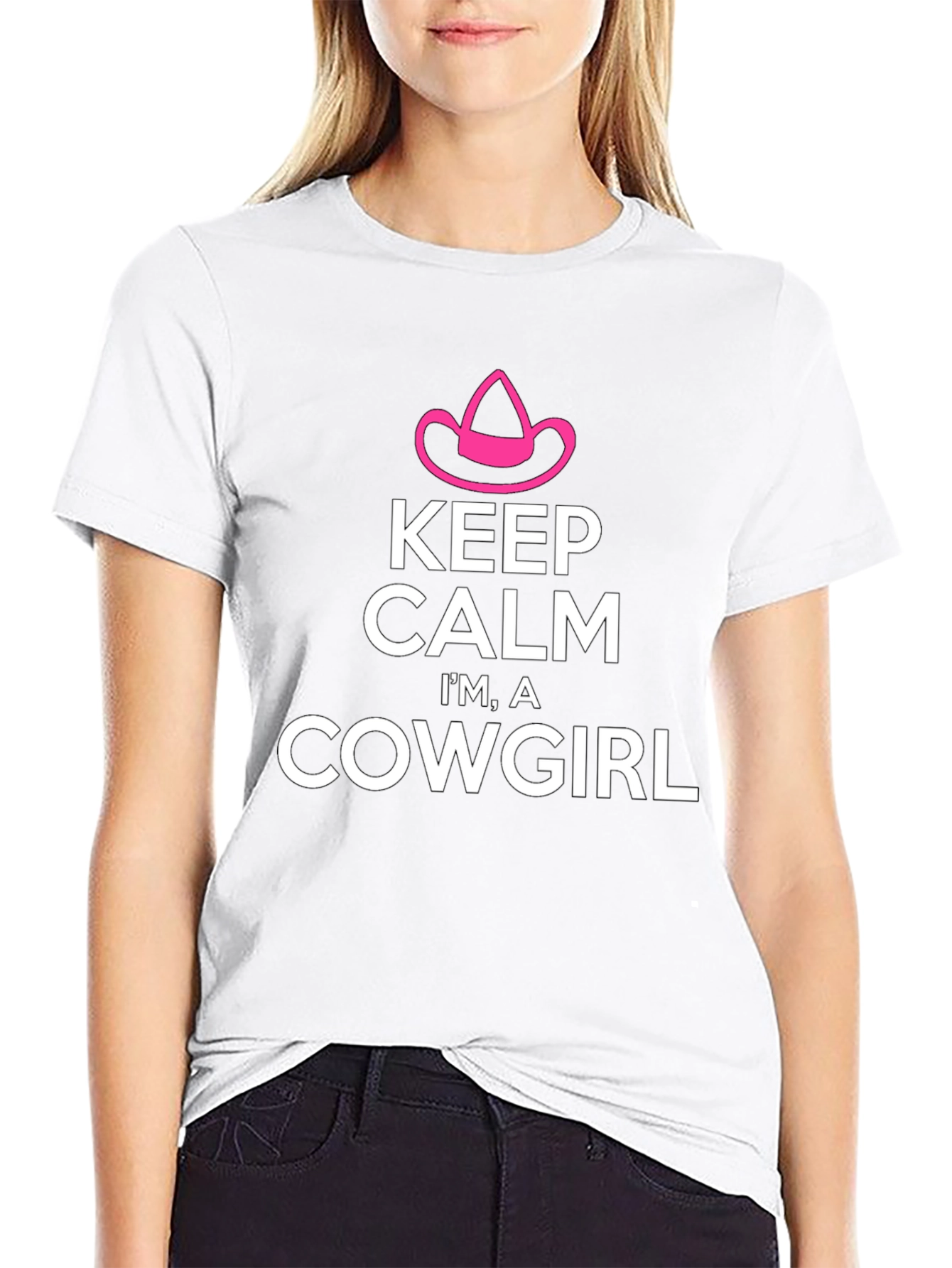 Keep Calm I'm A Cowgirl T-Shirt - 9