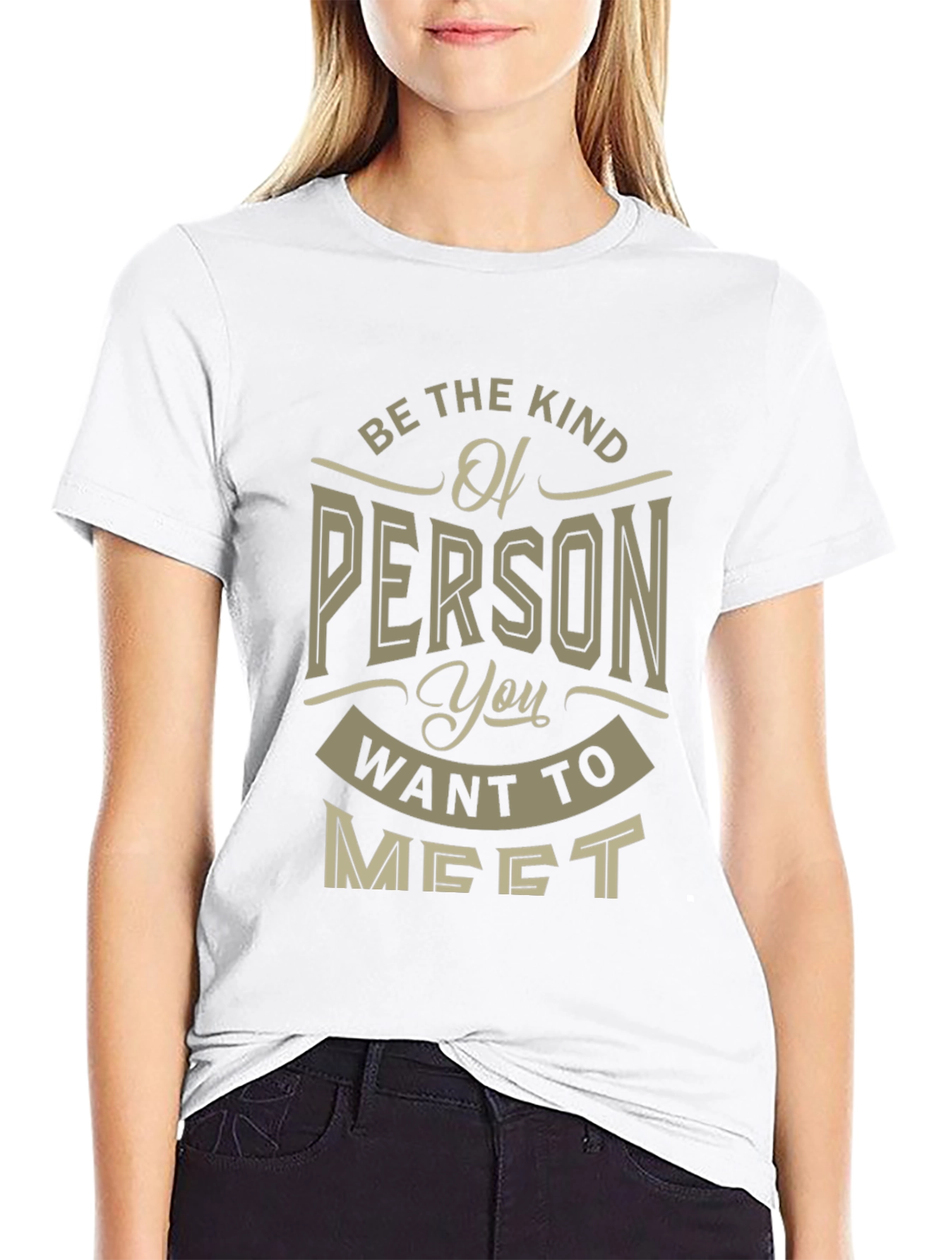 Black Be the Kind of Person T-Shirt view 9