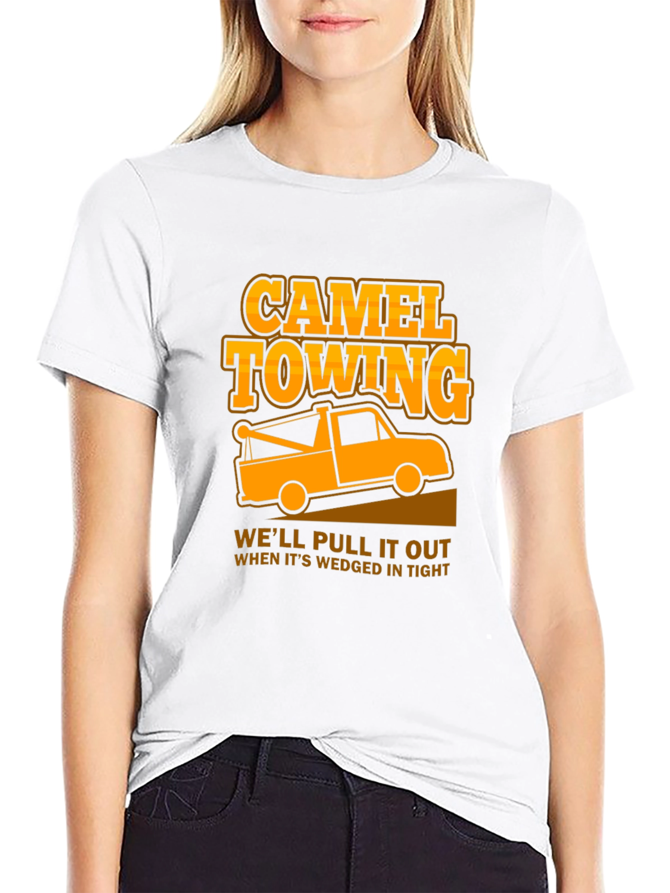 Black Camel Towing Graphic T-Shirt view 9