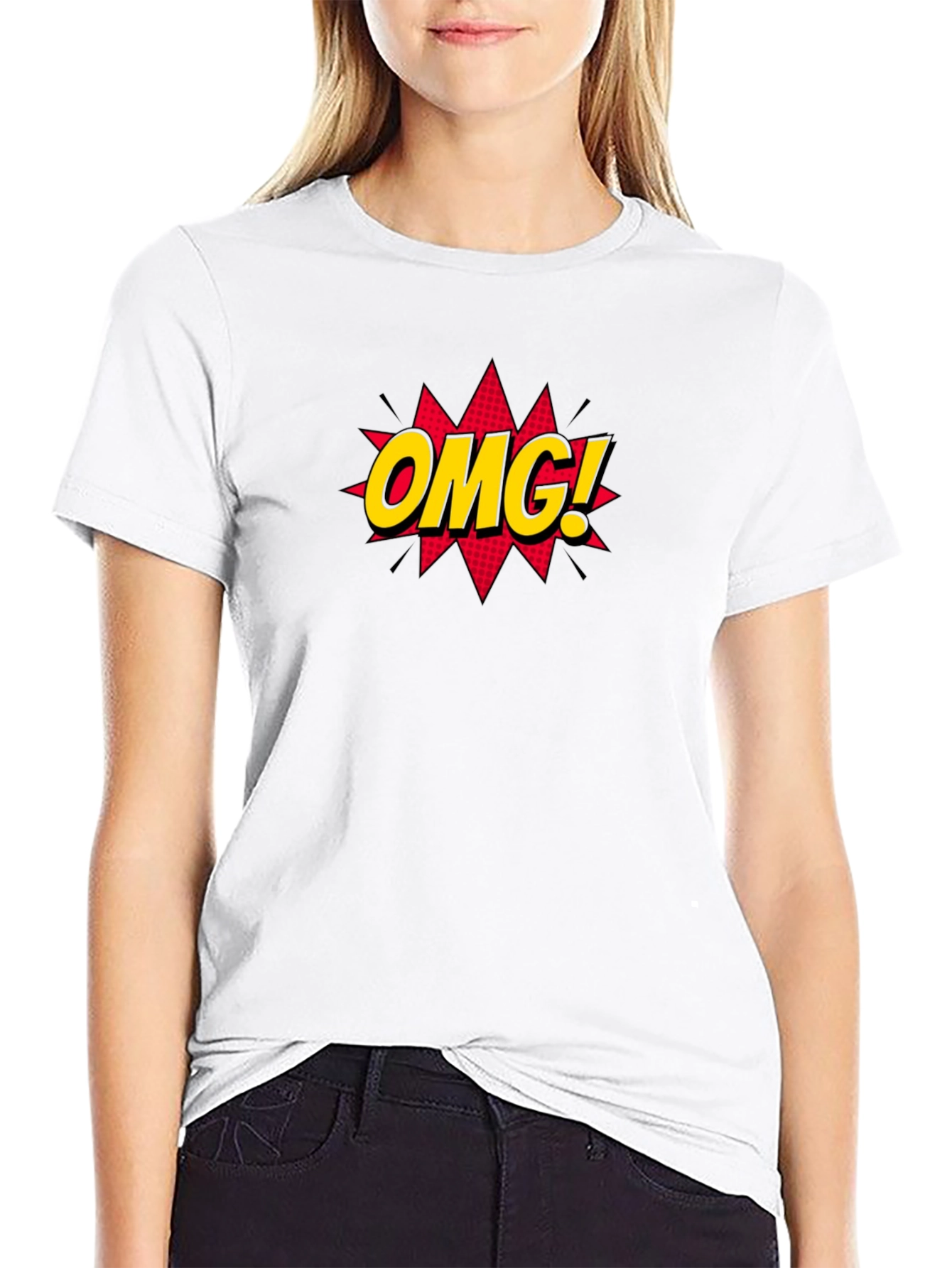 OMG! Graphic Tee - Stylish Black Cotton T-Shirt - 9