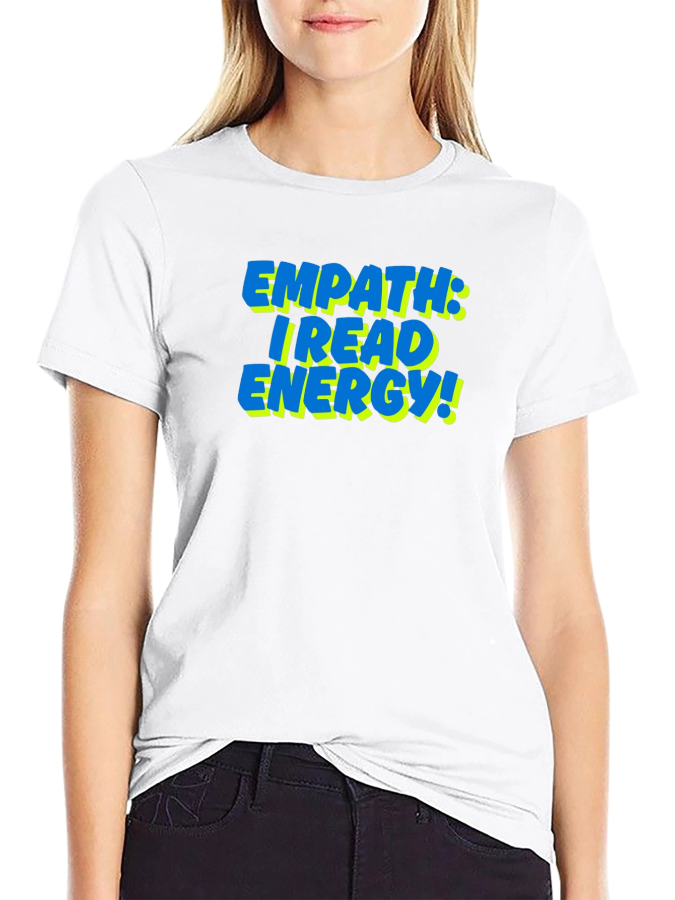 Black Empath Energy Reading T-Shirt view 9