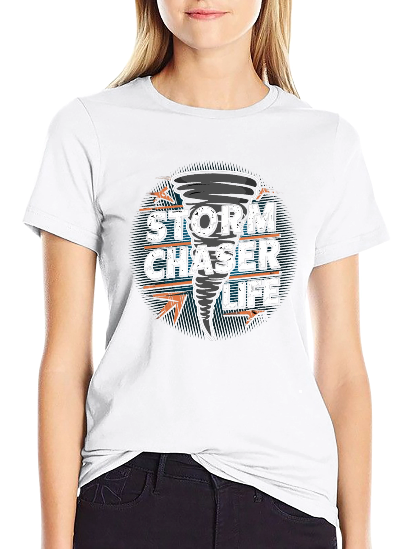 Black Storm Chaser Life Graphic Tee - Black view 9