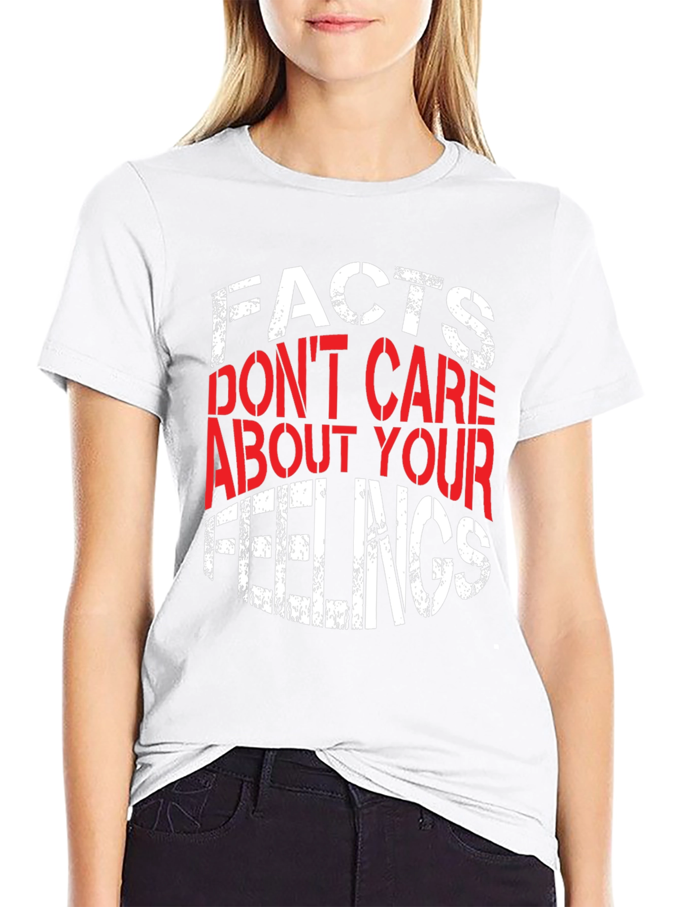 Black Facts Don't Care About Your Feelings Graphic Tee view 9