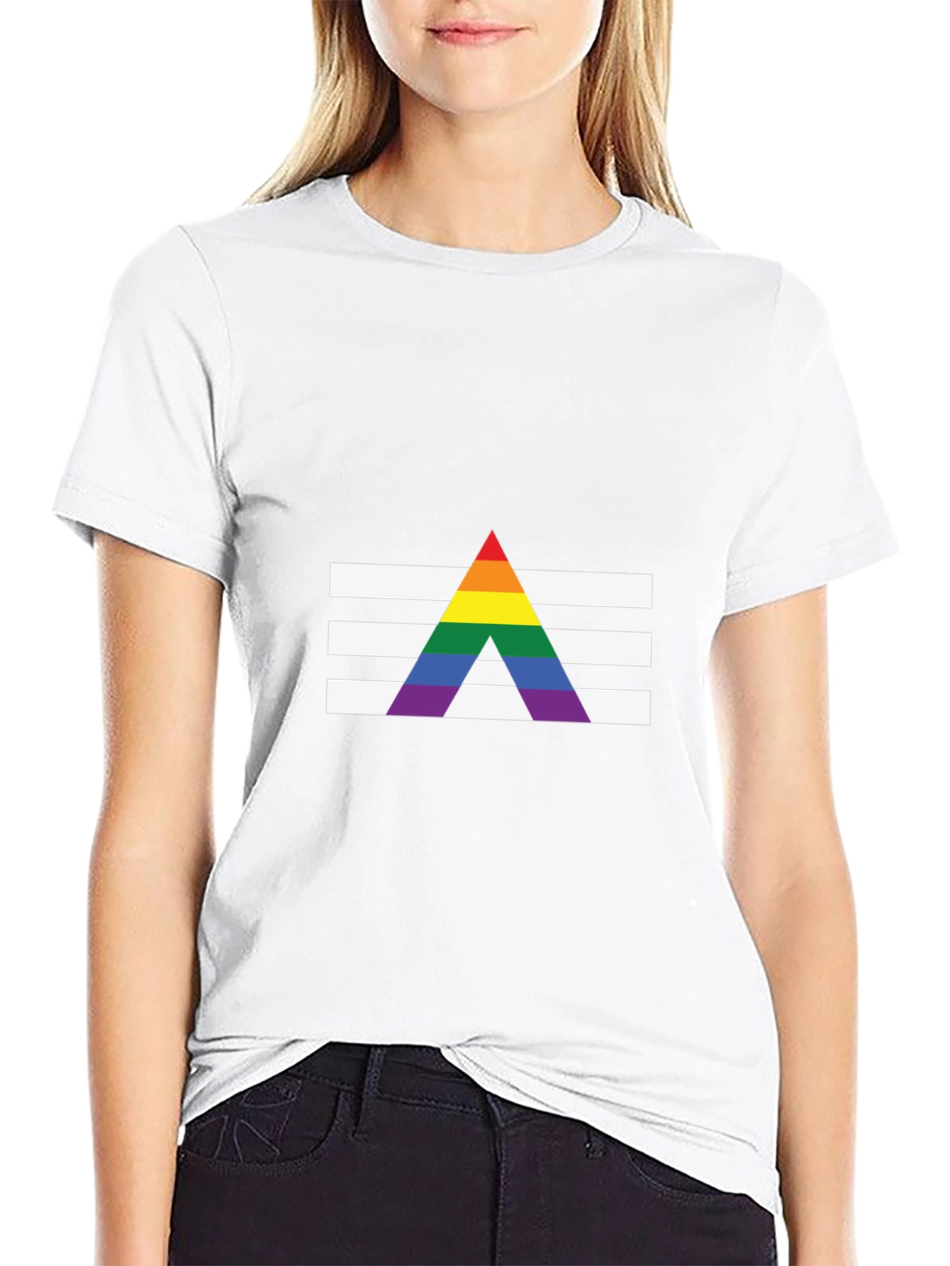 Black Pride Straight Ally T-Shirt - Stylish LGBTQ+ Support view 9