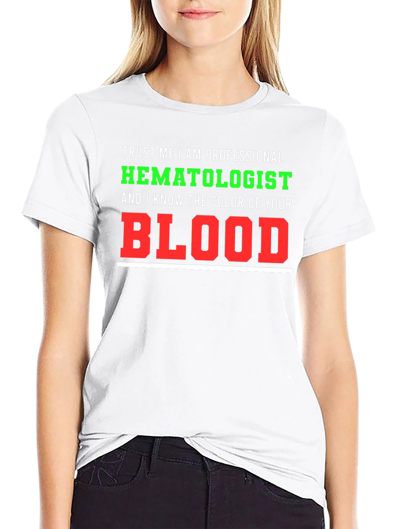 Black Hematologist T-Shirt: Trust Me view 9
