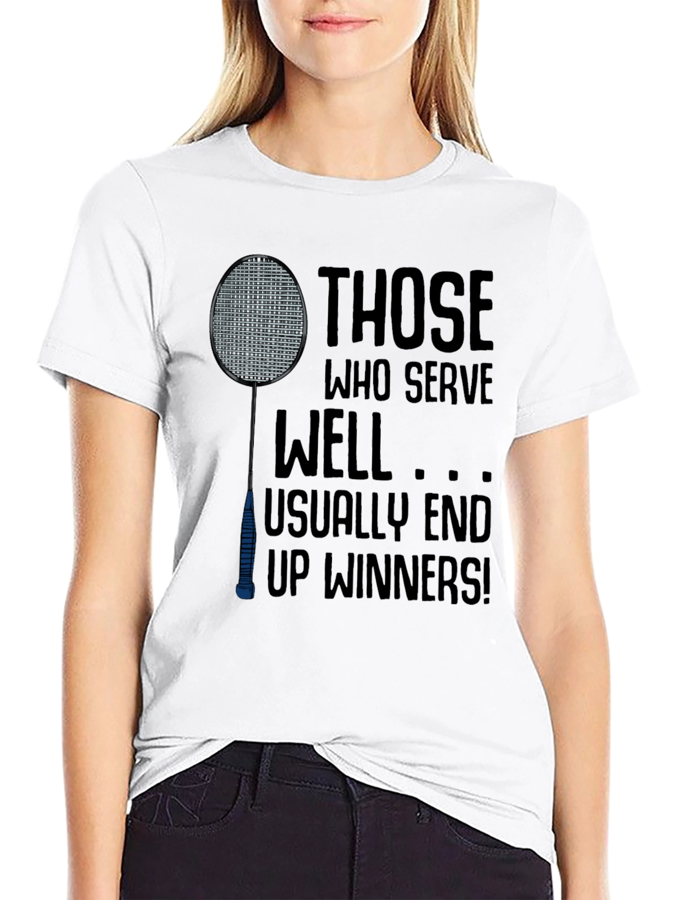 Badminton Serve Well T-Shirt - 9