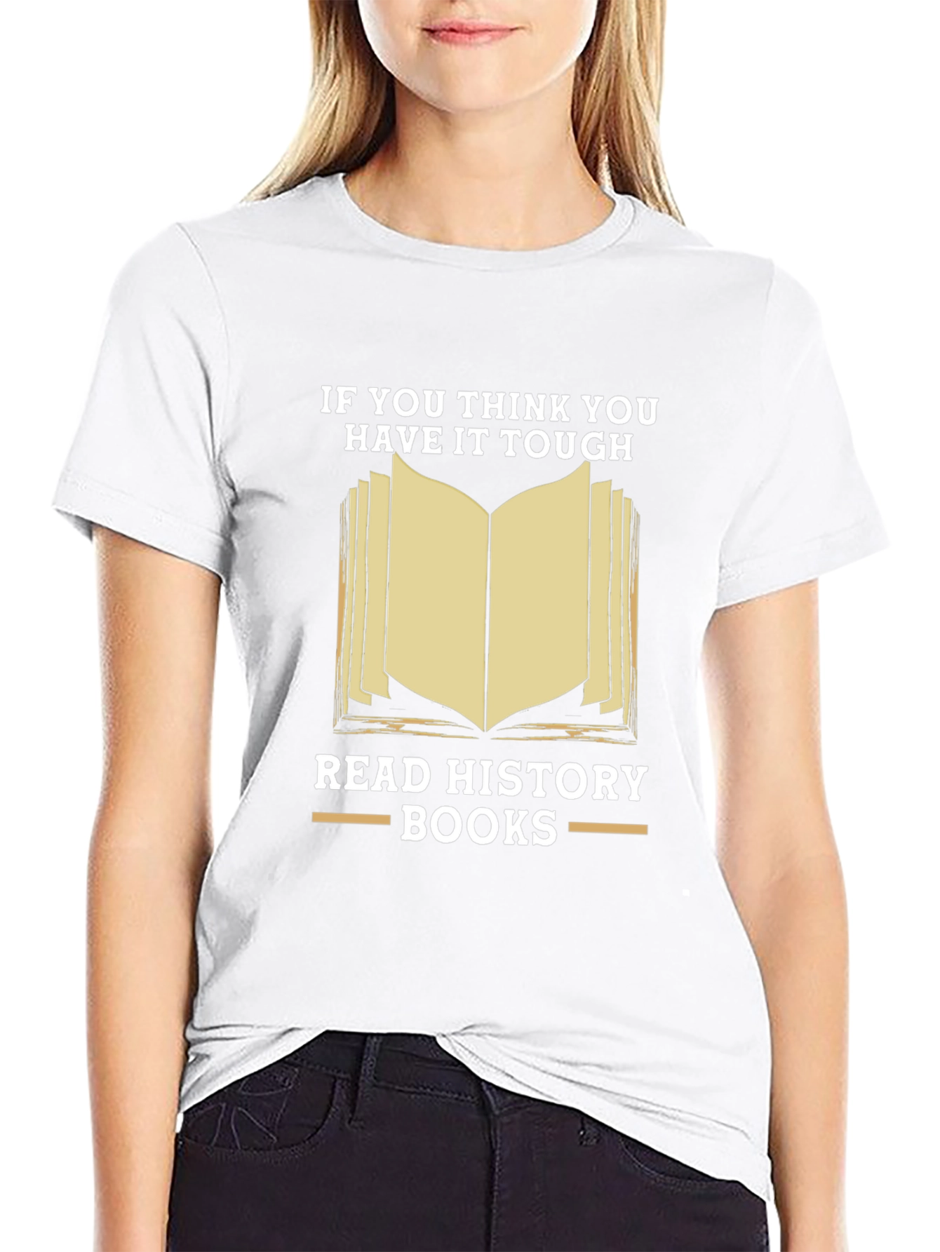 Black Read History Books T-Shirt - Funny Book Lover Tee view 9