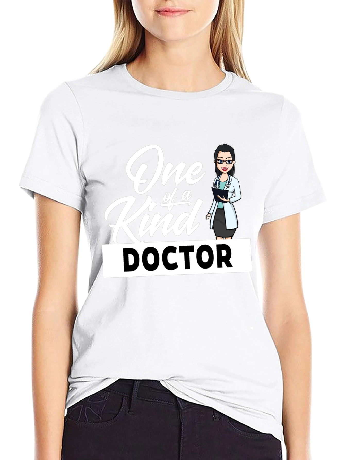 Black One of a Kind Doctor T-Shirt - Black view 9