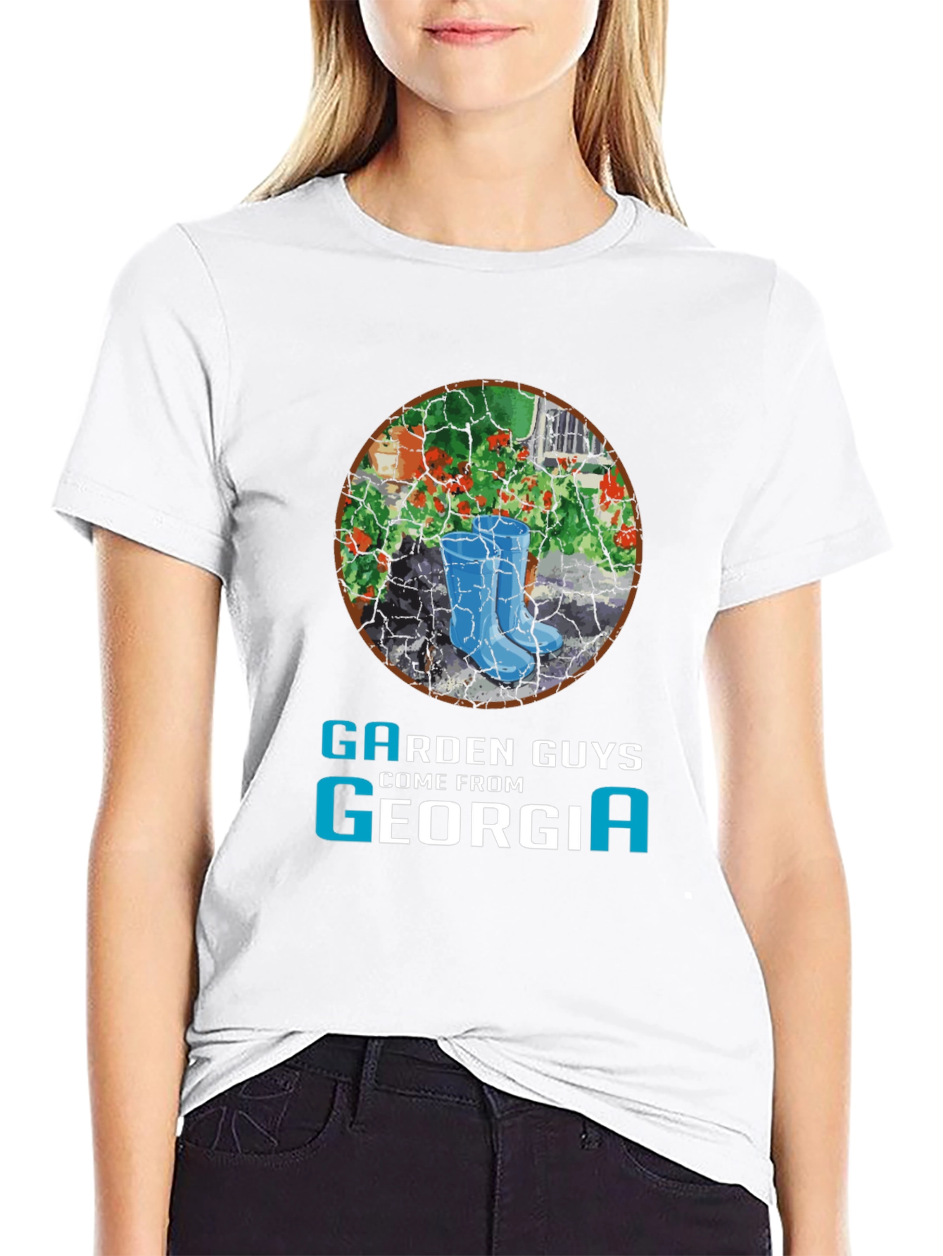 Black Garden Guys Georgia T-Shirt view 9