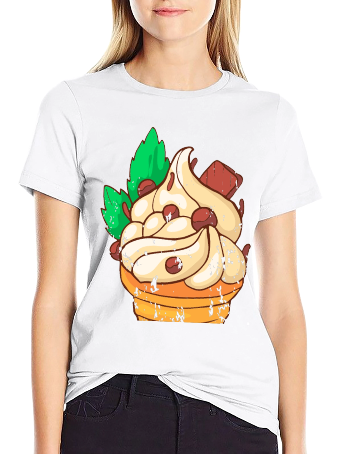 Black Dessert Graphic Tee - Sweet Treat Style! view 9
