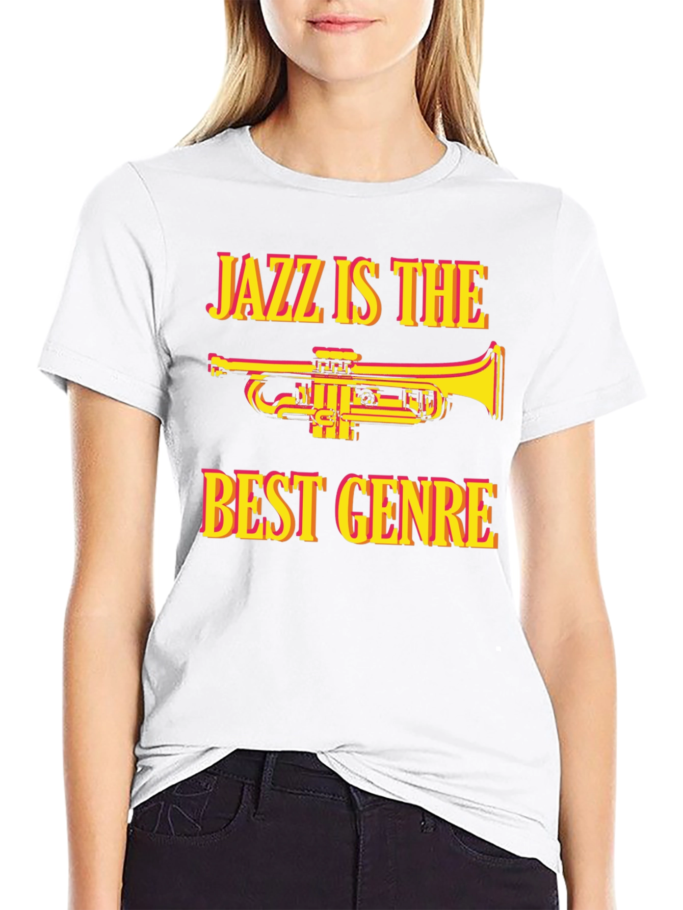 Black Jazz is the Best Genre T-Shirt - Music Lover Tee view 9