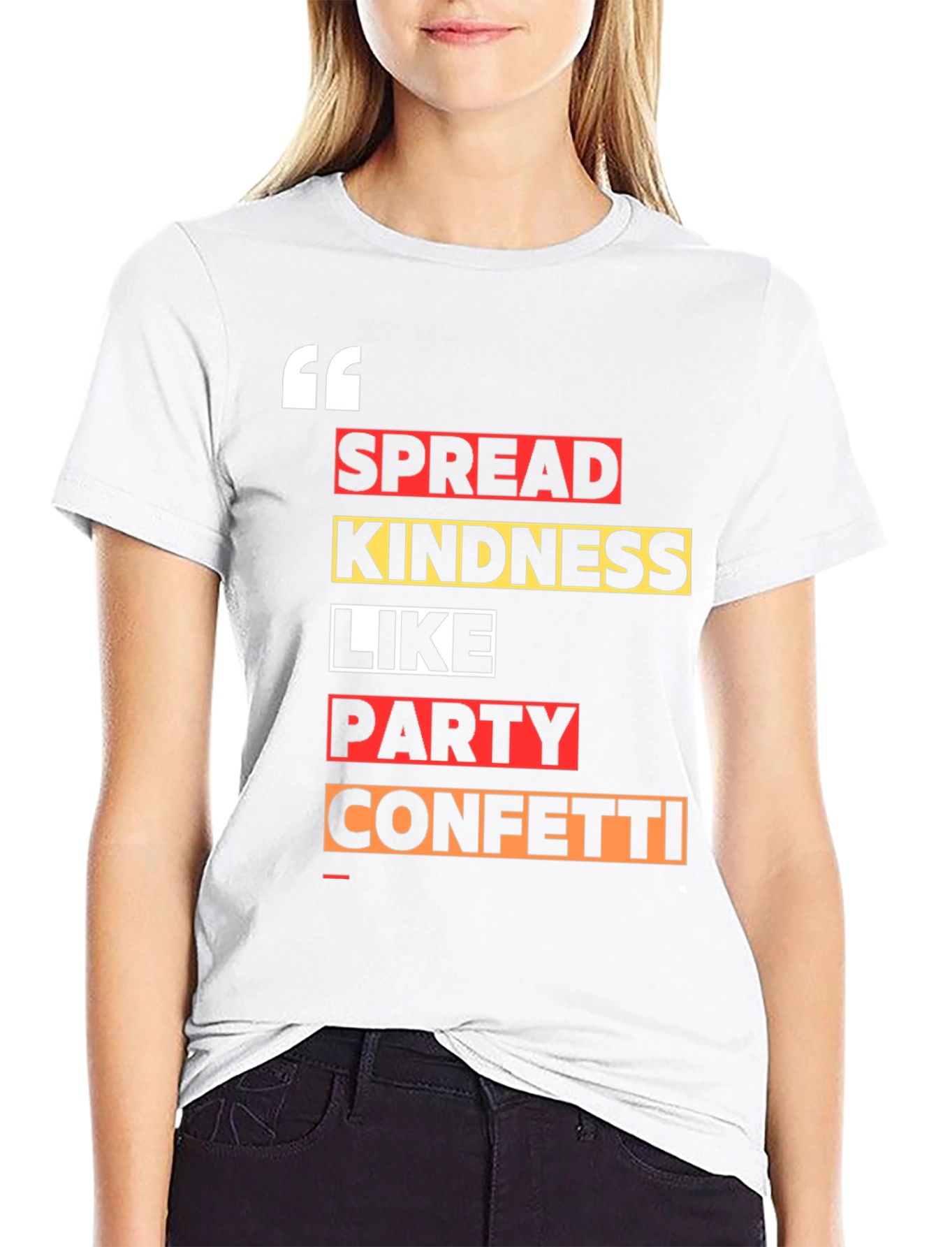 Black Spread Kindness Graphic Tee - Trendy Slogan Shirt view 9