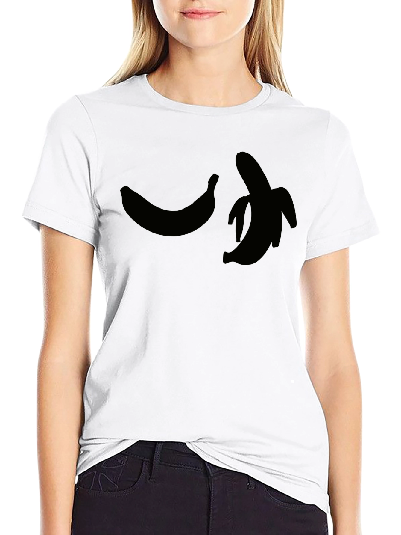 Black Banana Graphic Black T-Shirt view 9