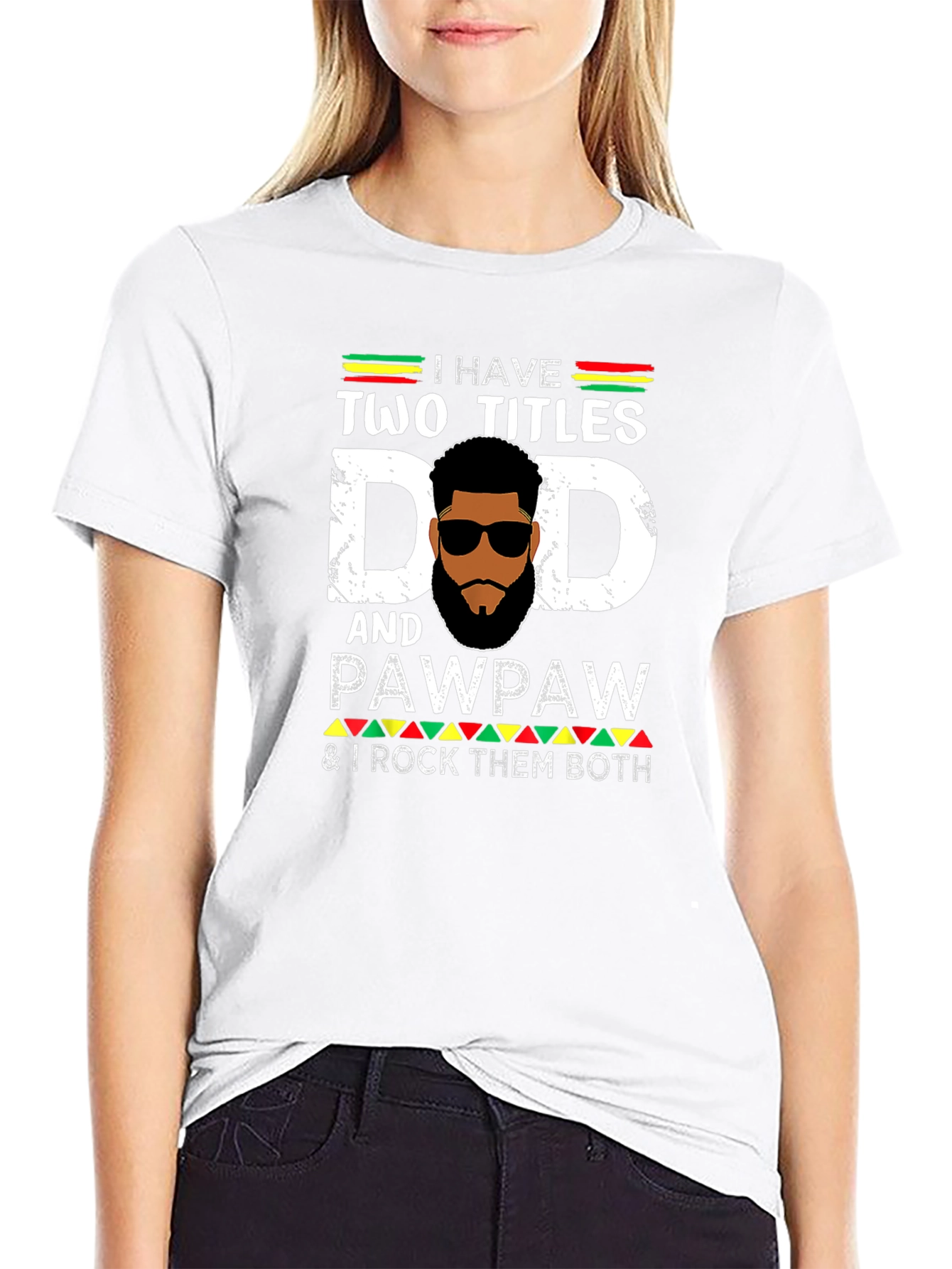 Black Dad and Pawpaw Graphic T-Shirt view 9