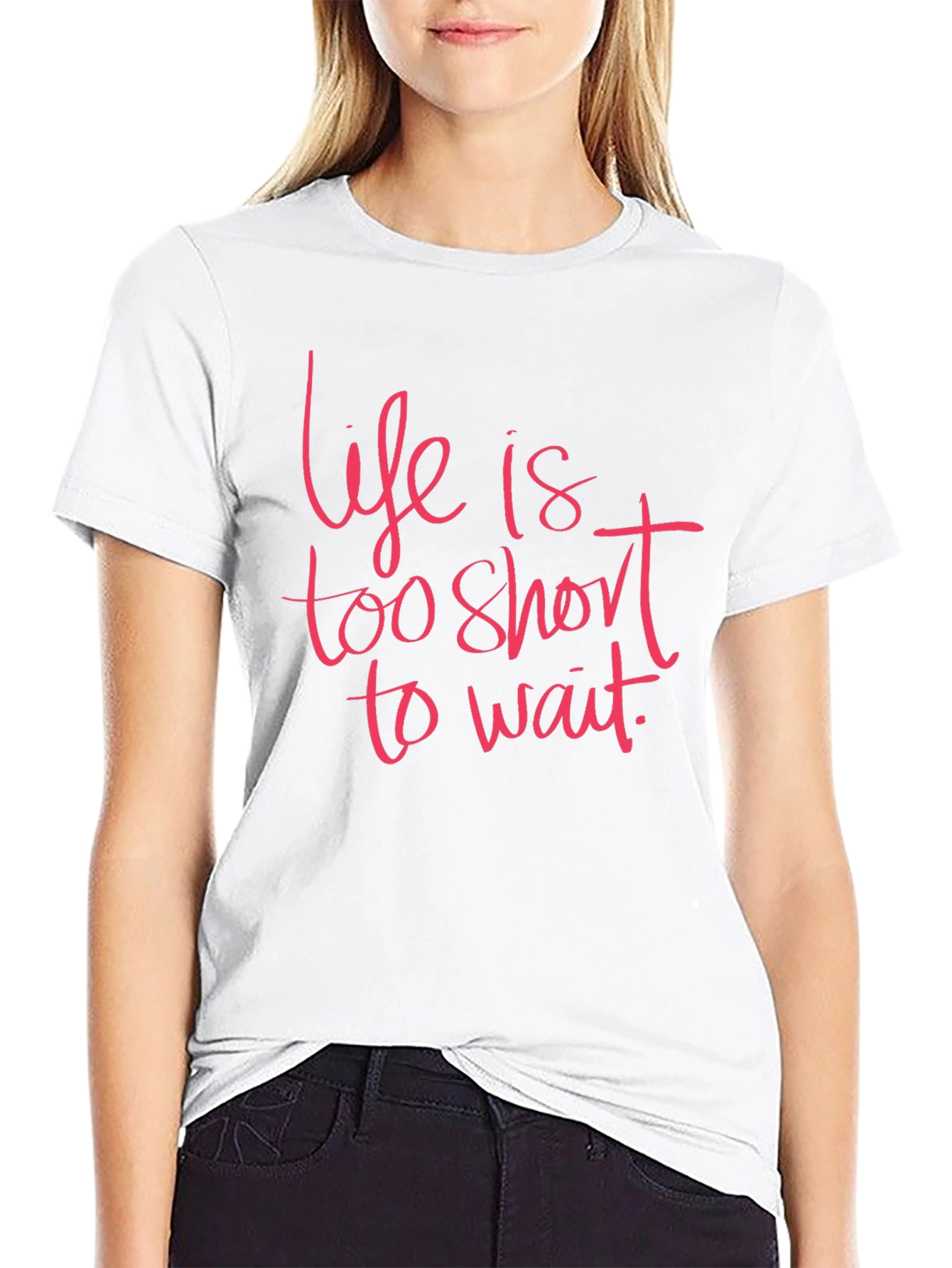 Black Life is Too Short Graphic Tee view 9