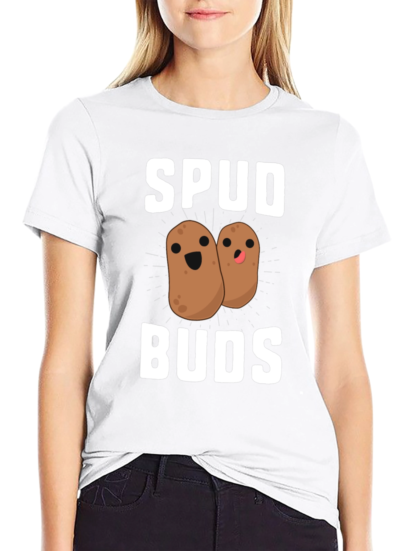 Spud Buds Graphic T-Shirt - Fun Potato Tee - 9