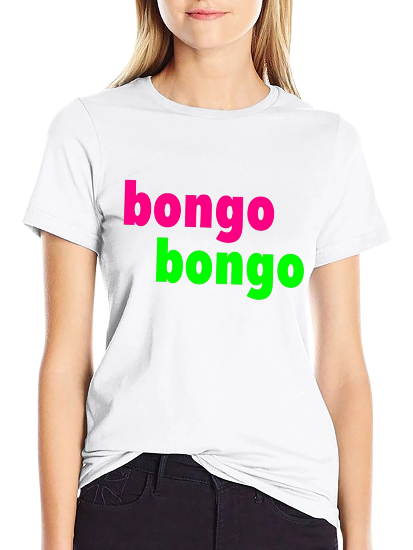 Black Bongo Bongo T-Shirt - Funky Retro Design view 9